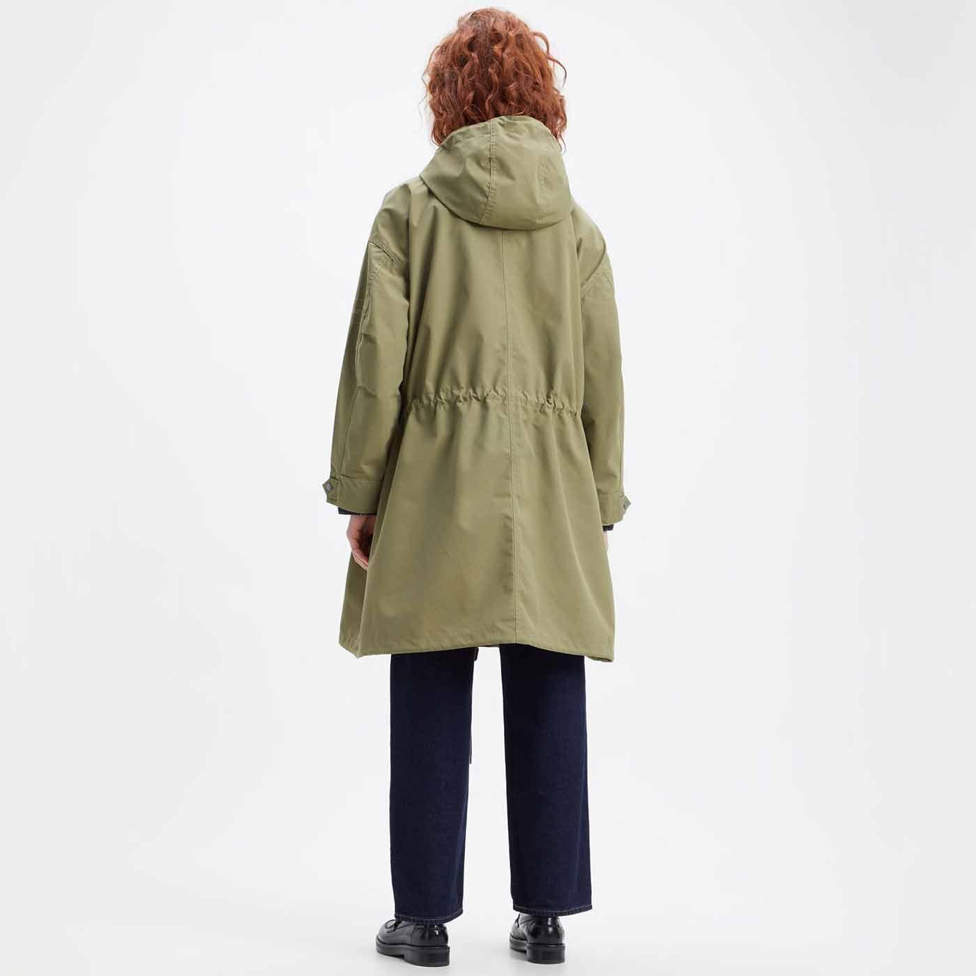 Sloan LEVI'S® Retro Mod Rain Jacket Parka in Martini Olive