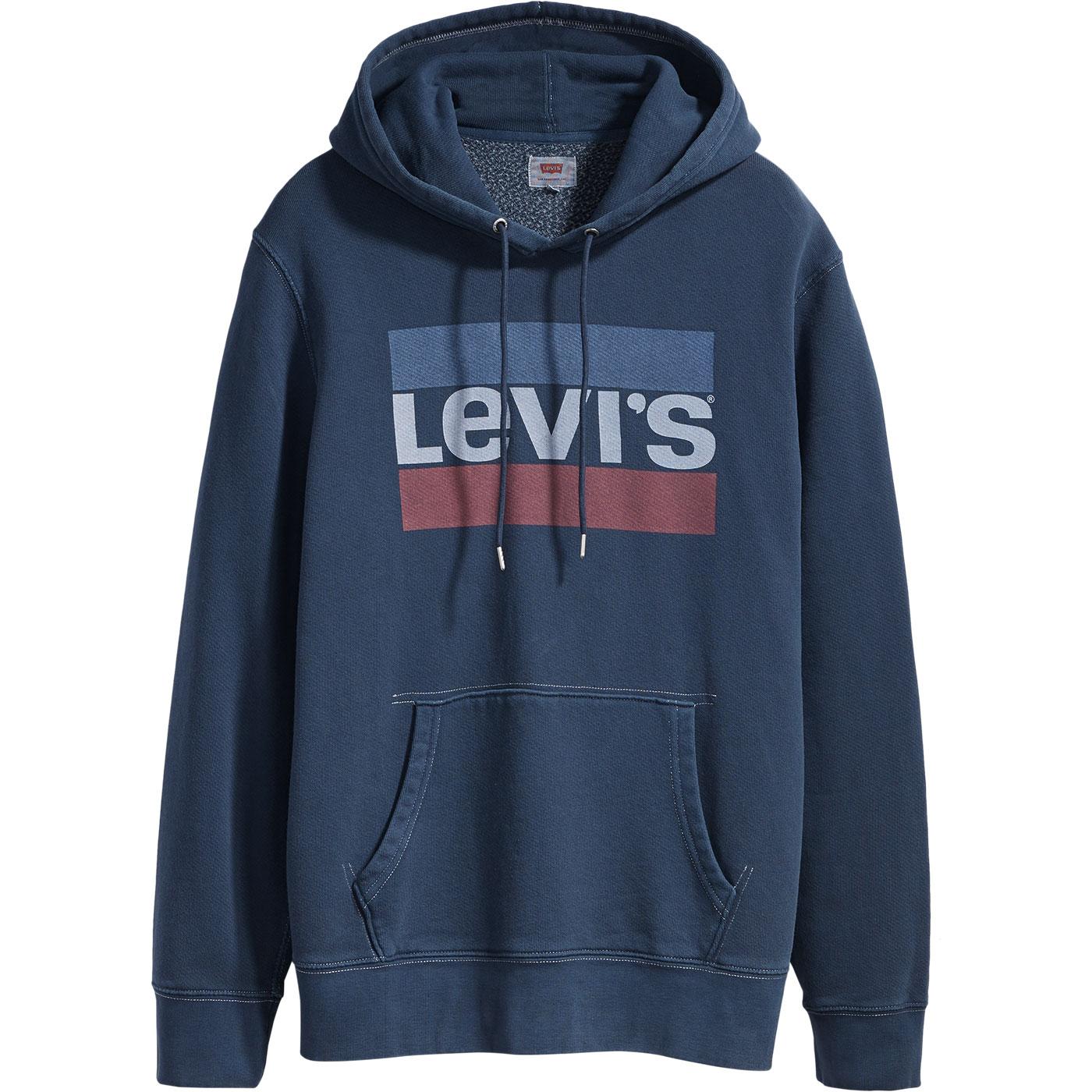 levi's hoodie with sports vintage logo