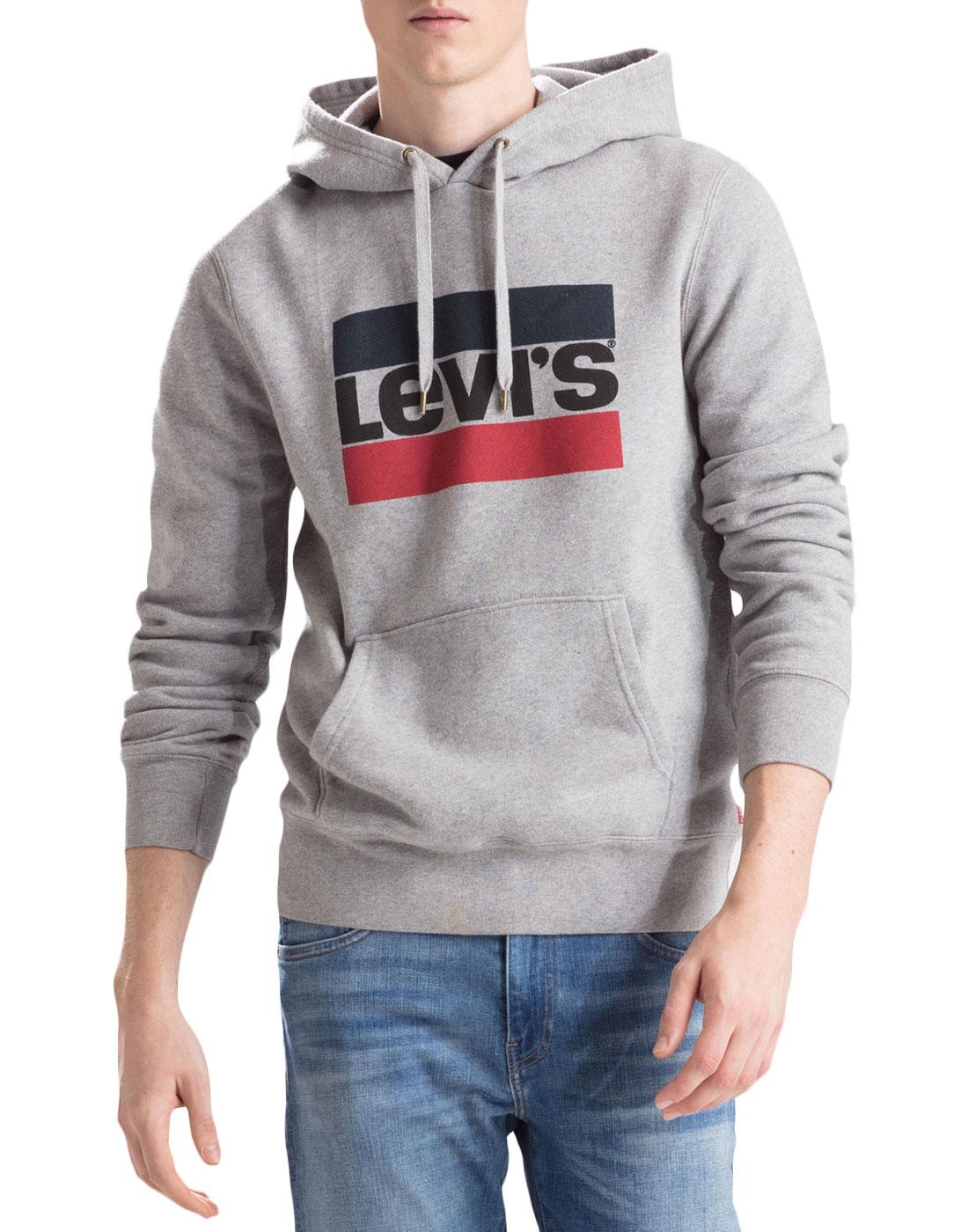 levi's hoodie with sports vintage logo