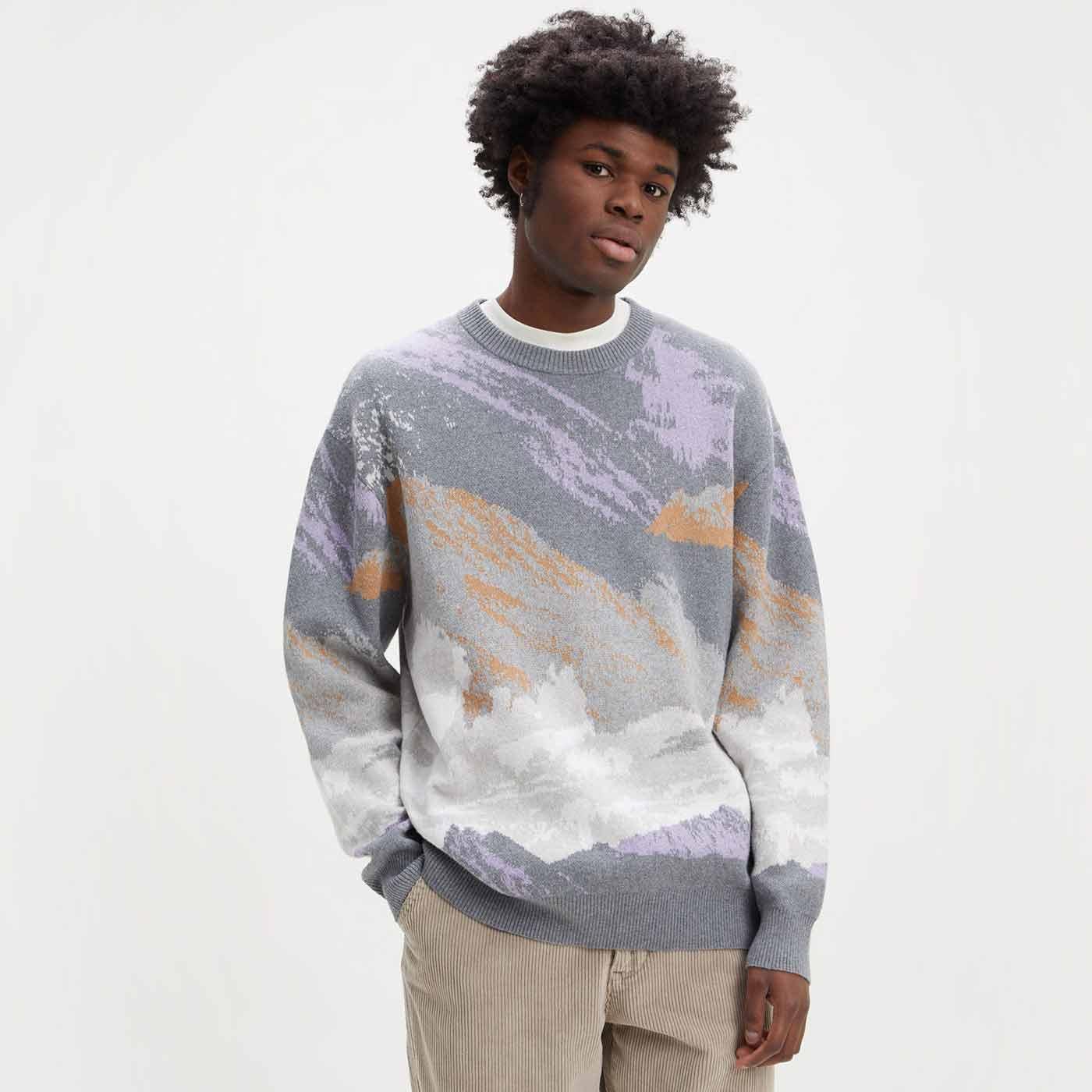 LEVI'S® Stay Loose Cashmere Mountain Landscape Jumper