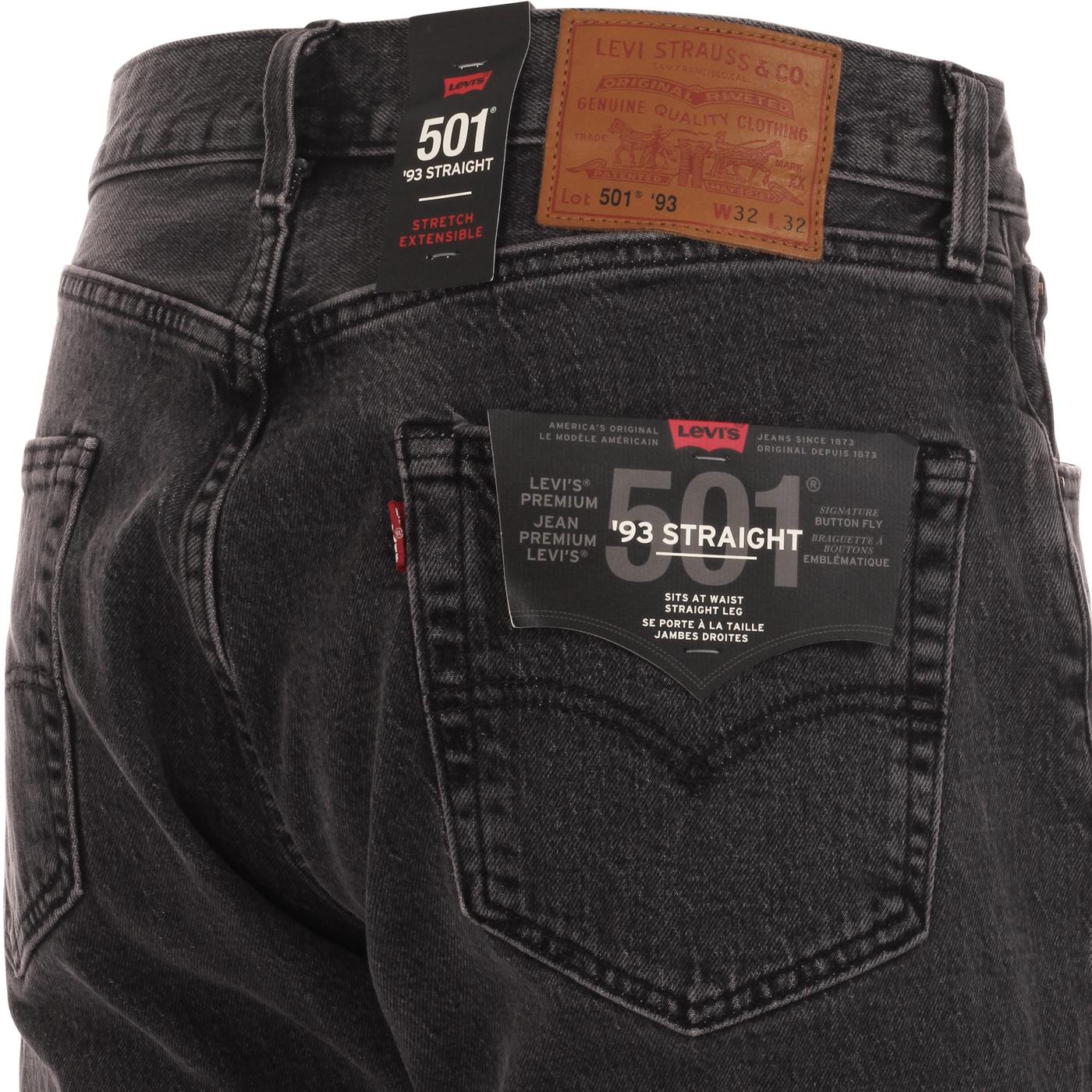 LEVI'S 501 '93 Straight Retro Denim Jeans in Raisin Stone
