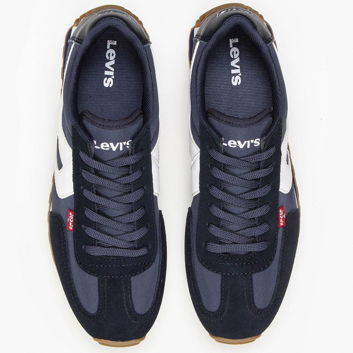 Levi's navy blue best sale sneakers