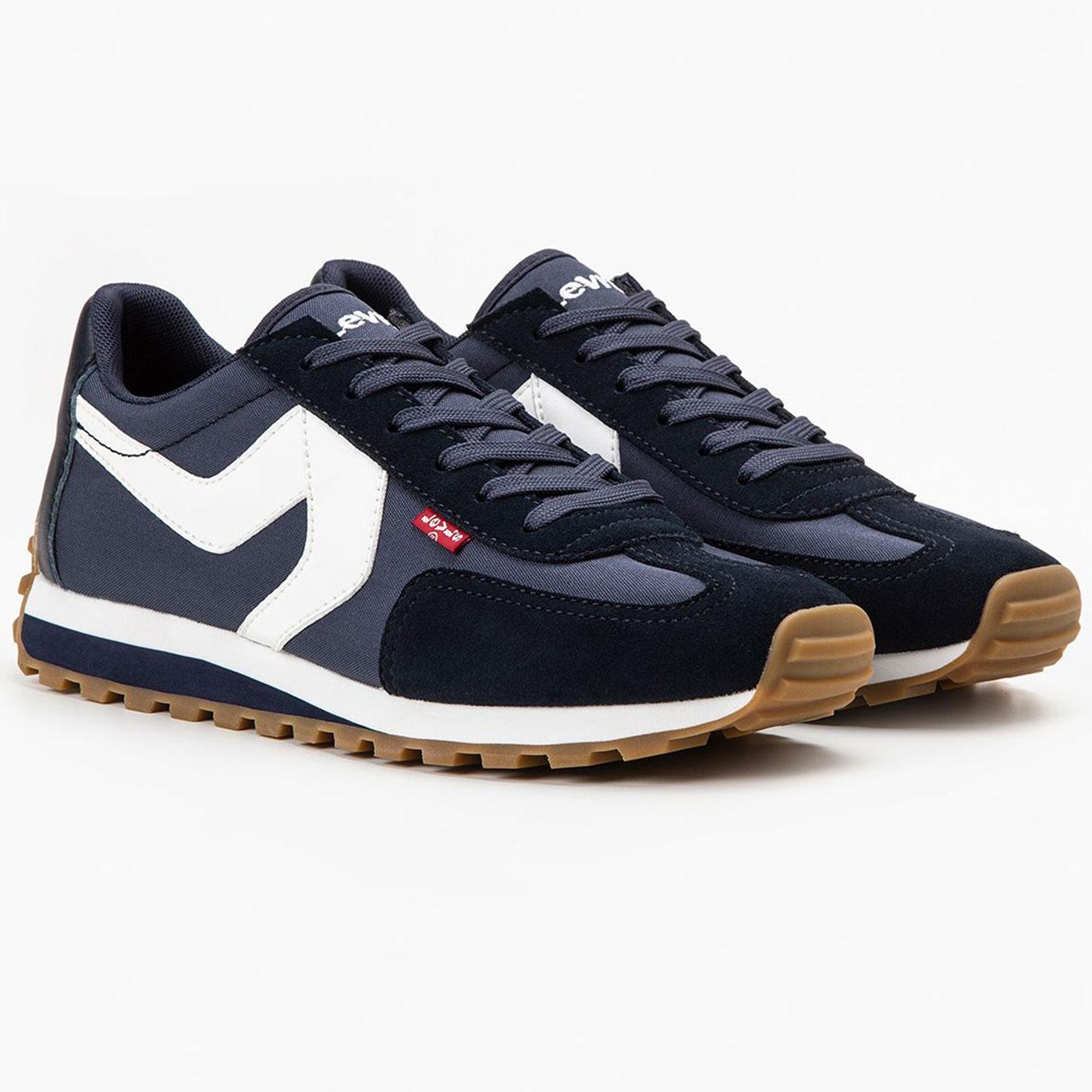 Levi's® Stryder Red Tab™ Retro Trainers Navy Blue