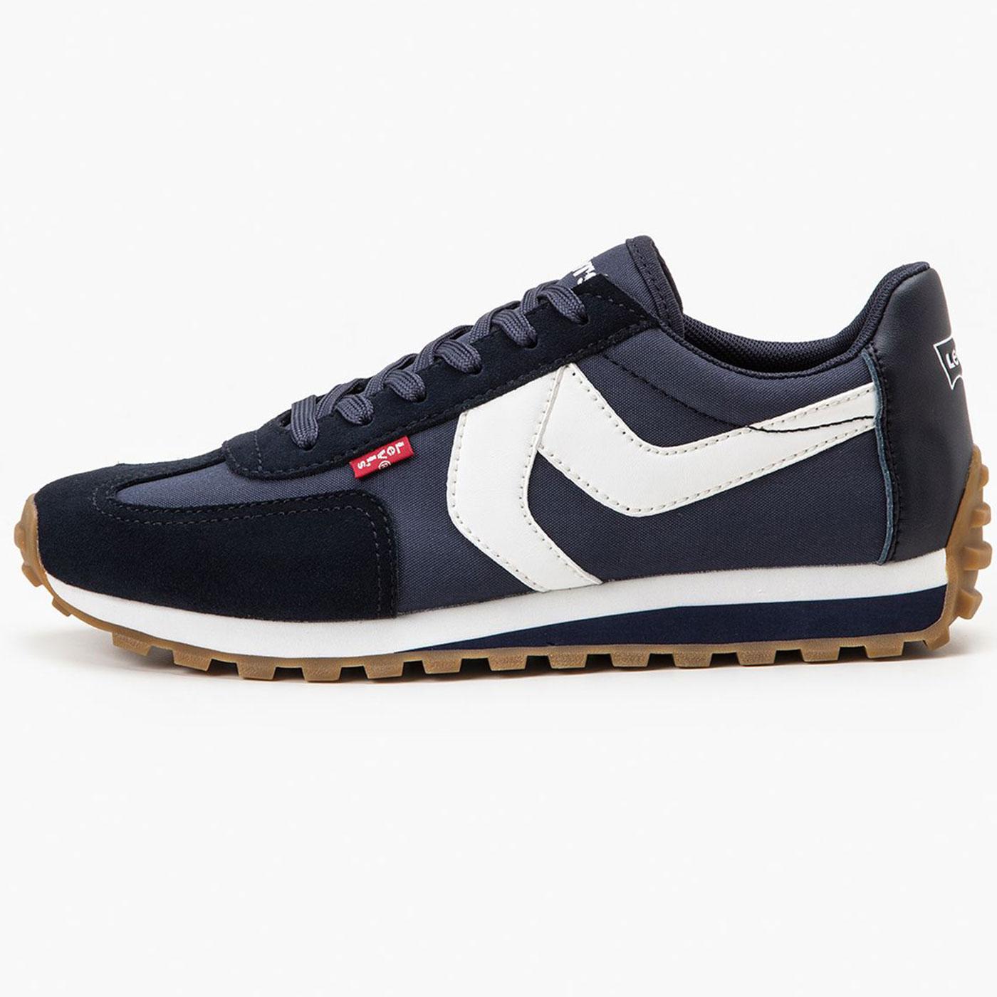 Levi's® Stryder Red Tab™ Retro Trainers Navy Blue