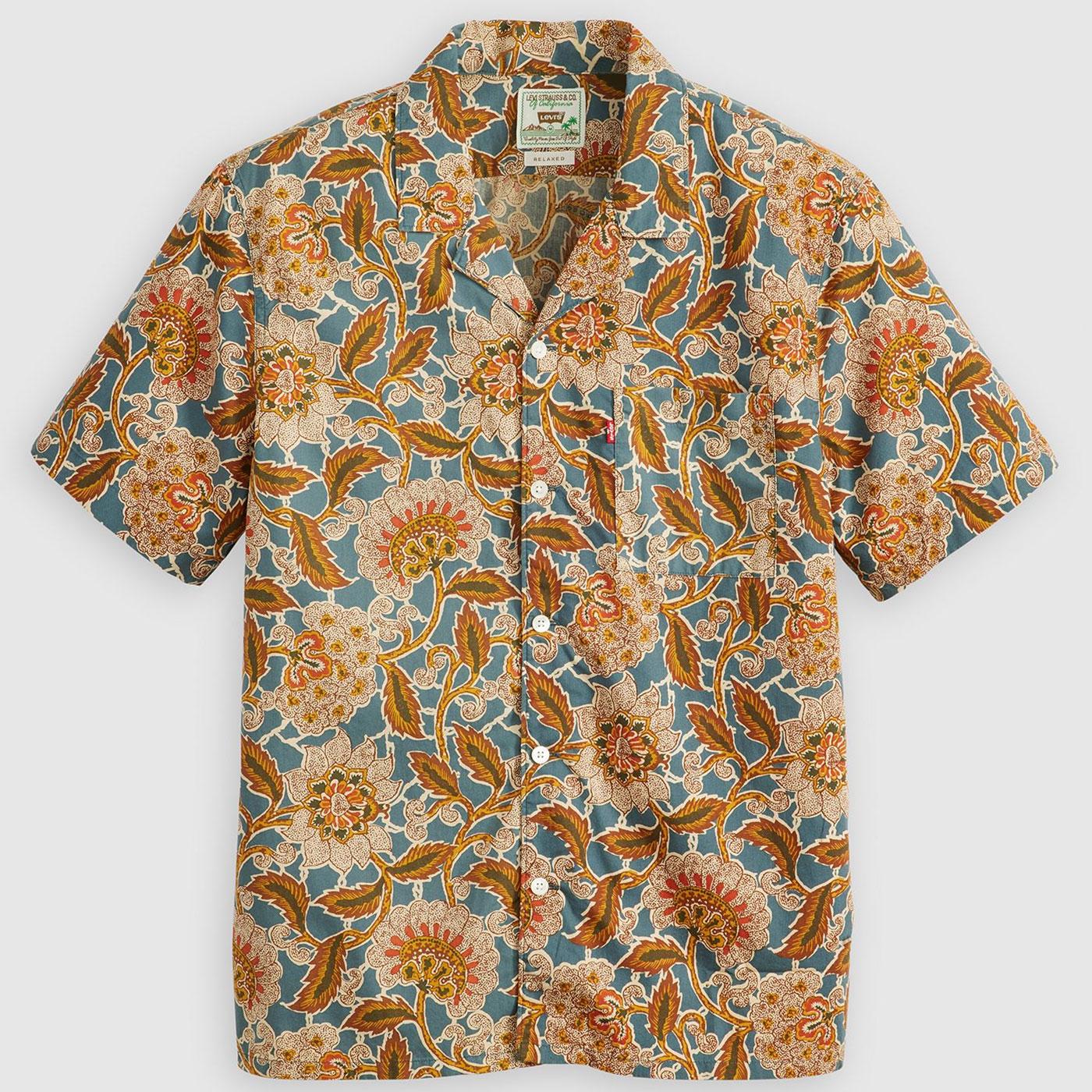 Levi's®  Retro 60s Elian Floral Sunset Camp Shirt 