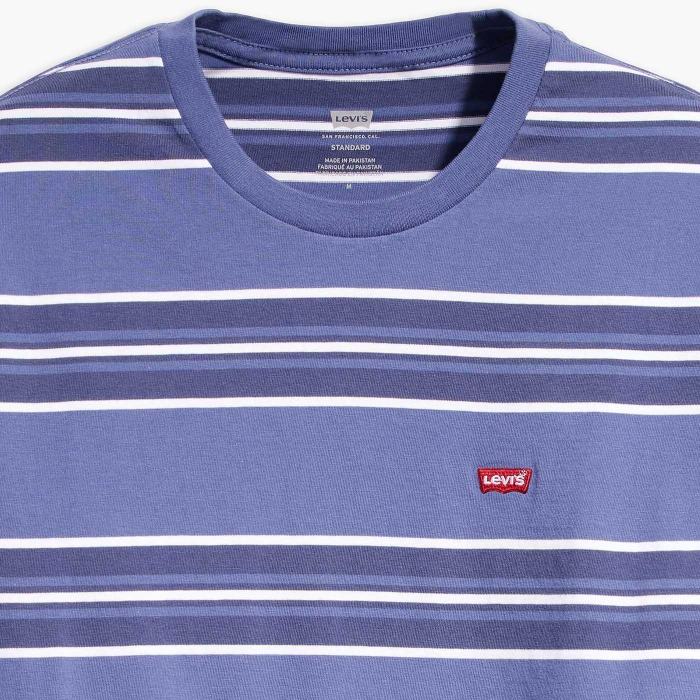 LEVI'S® Original Housemark Surfboard Stripe Tee Coastal Fjord