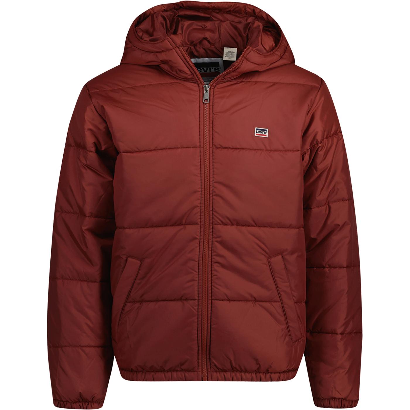 Levi® Telegraph Hooded Jacket Brick Red