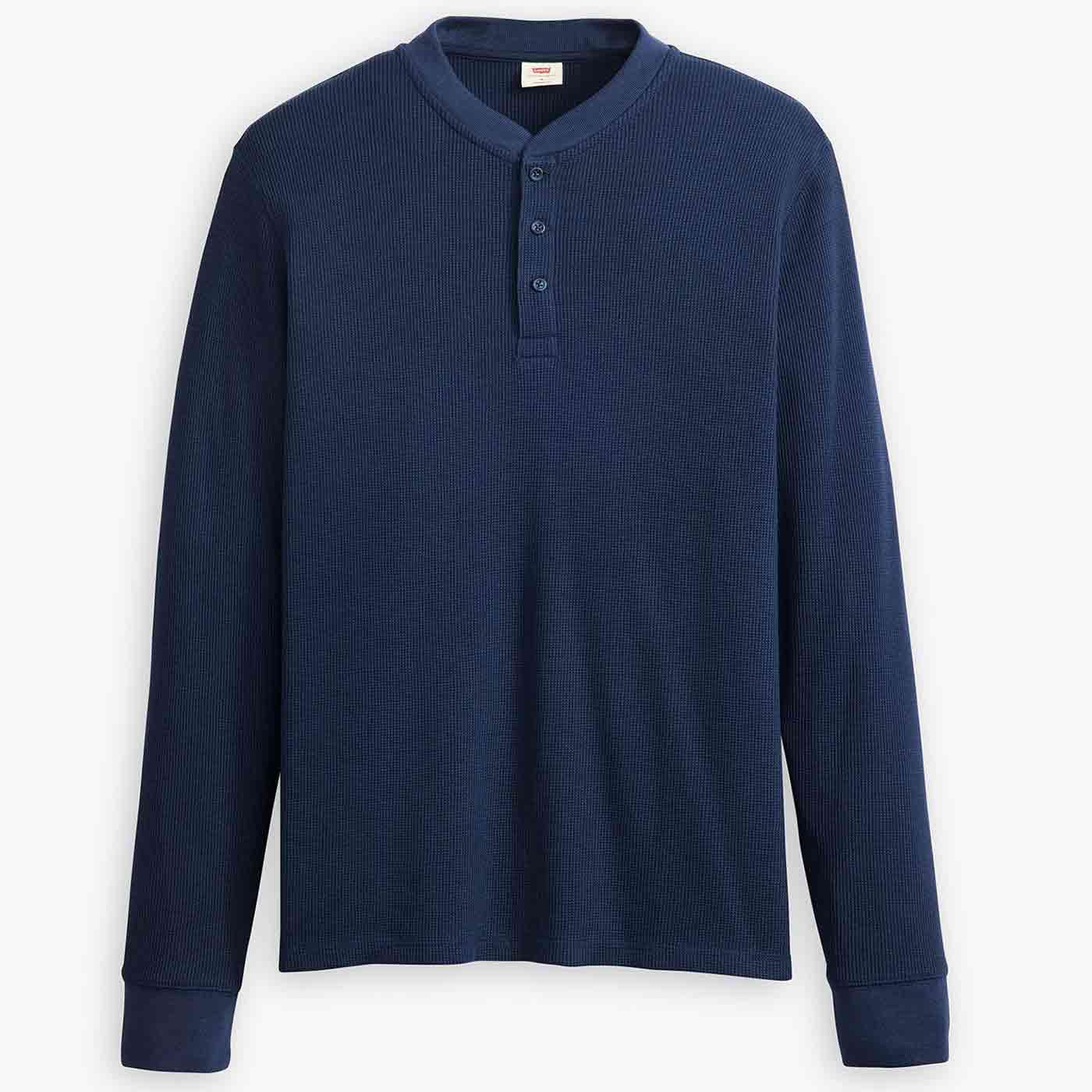 Levi's® Retro Thermal Three Button Henley Shirt NB