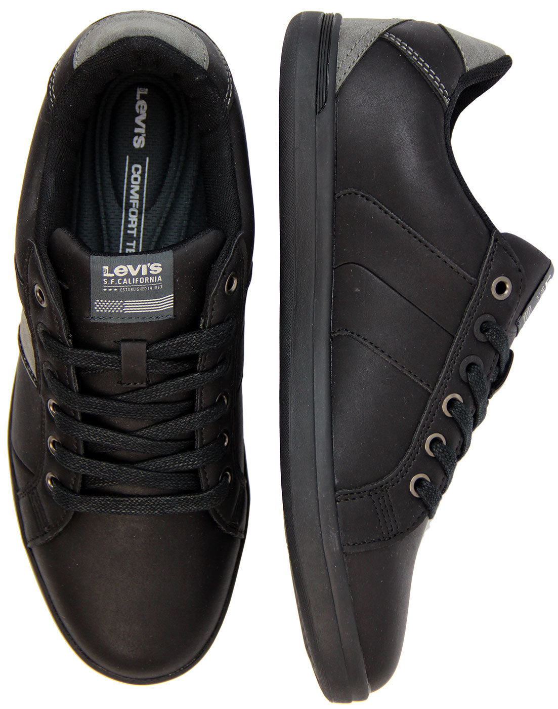 black levi trainers