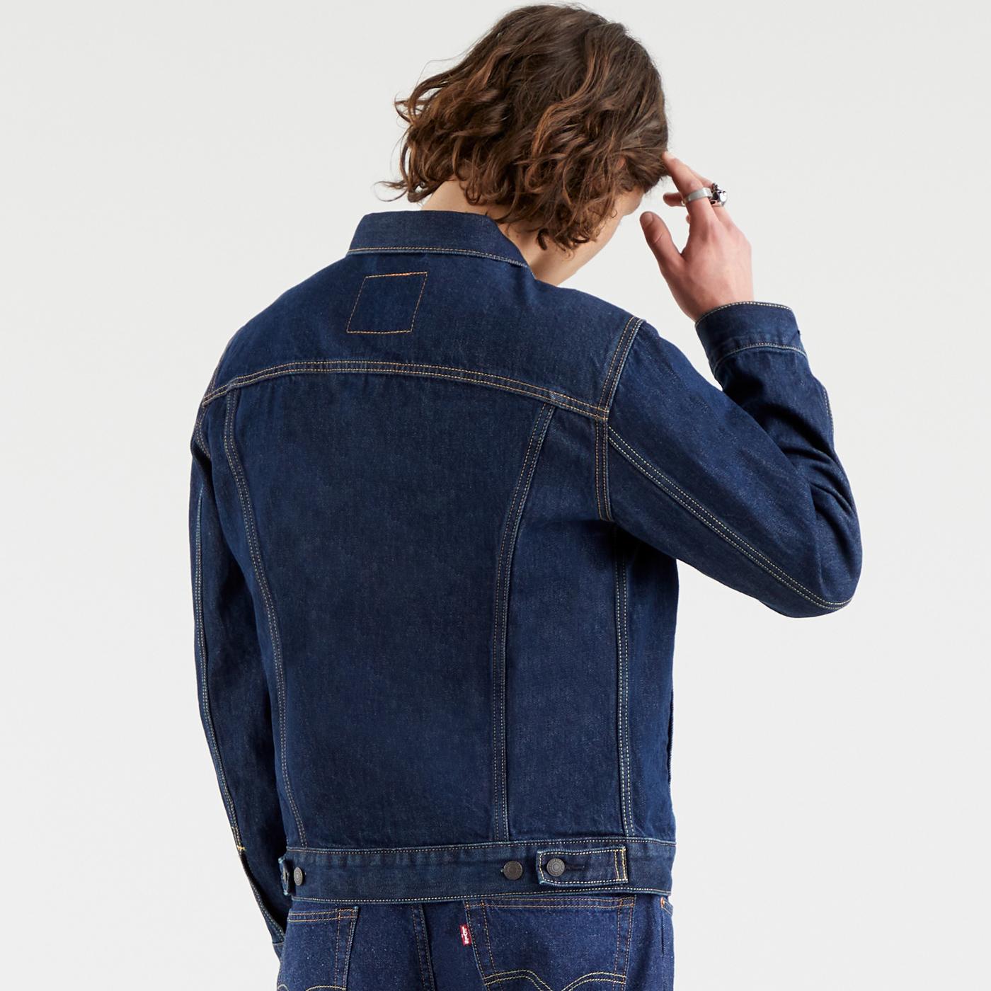 LEVI'S Men's Retro Mod Rockridge Denim Trucker Jacket