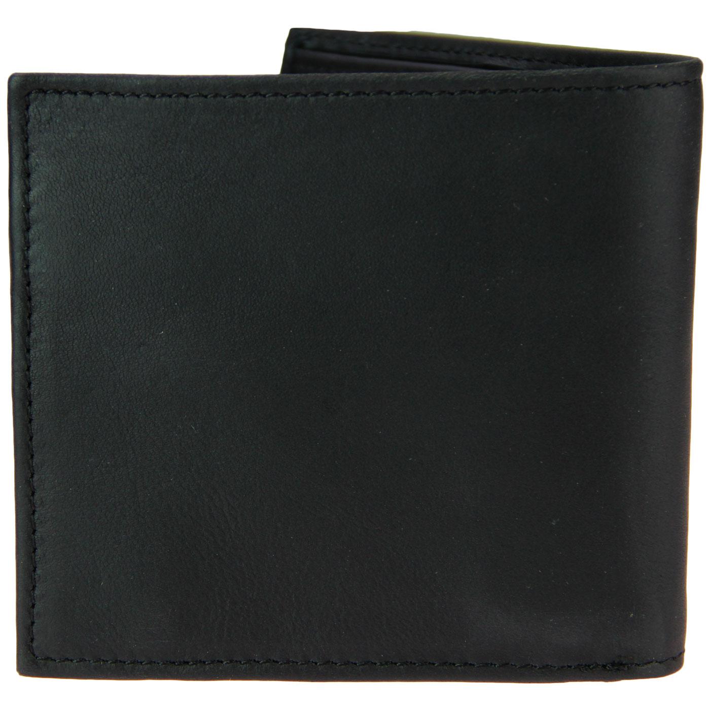 LEVI'S Vintage Two Horse Men's Retro Leather Wallet in Black
