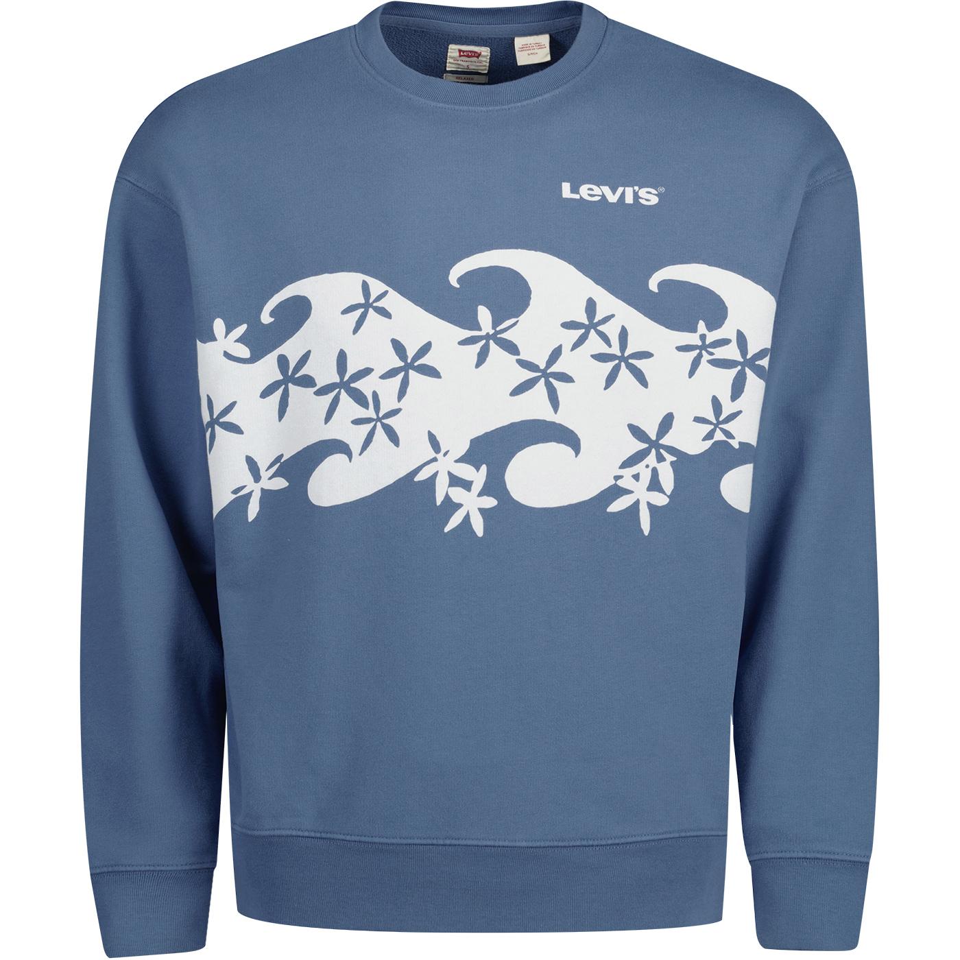 LEVI'S® Retro Chest Wave French Terry Sweatshirt