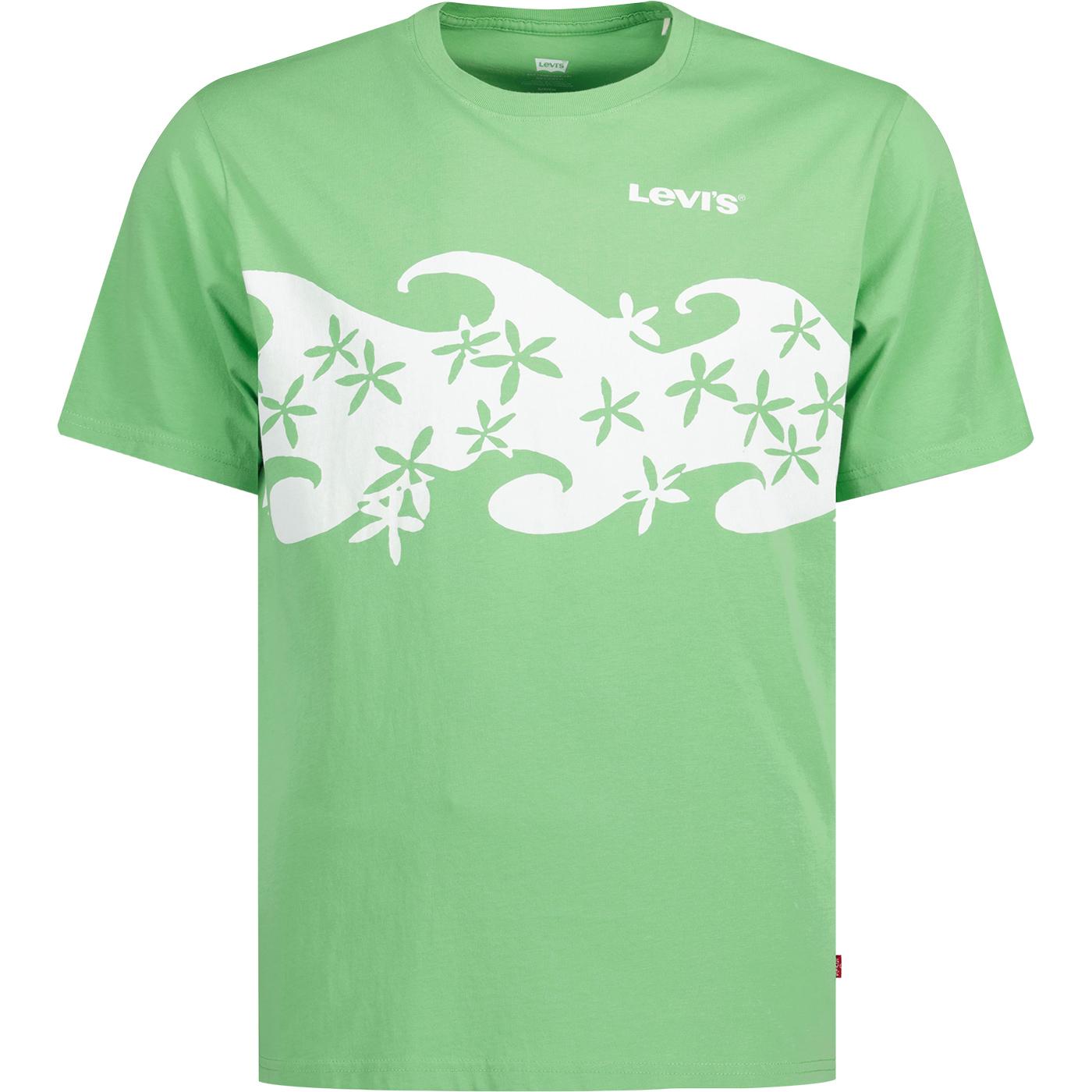 LEVI'S® Men's Retro Chest Waves Tee in Green