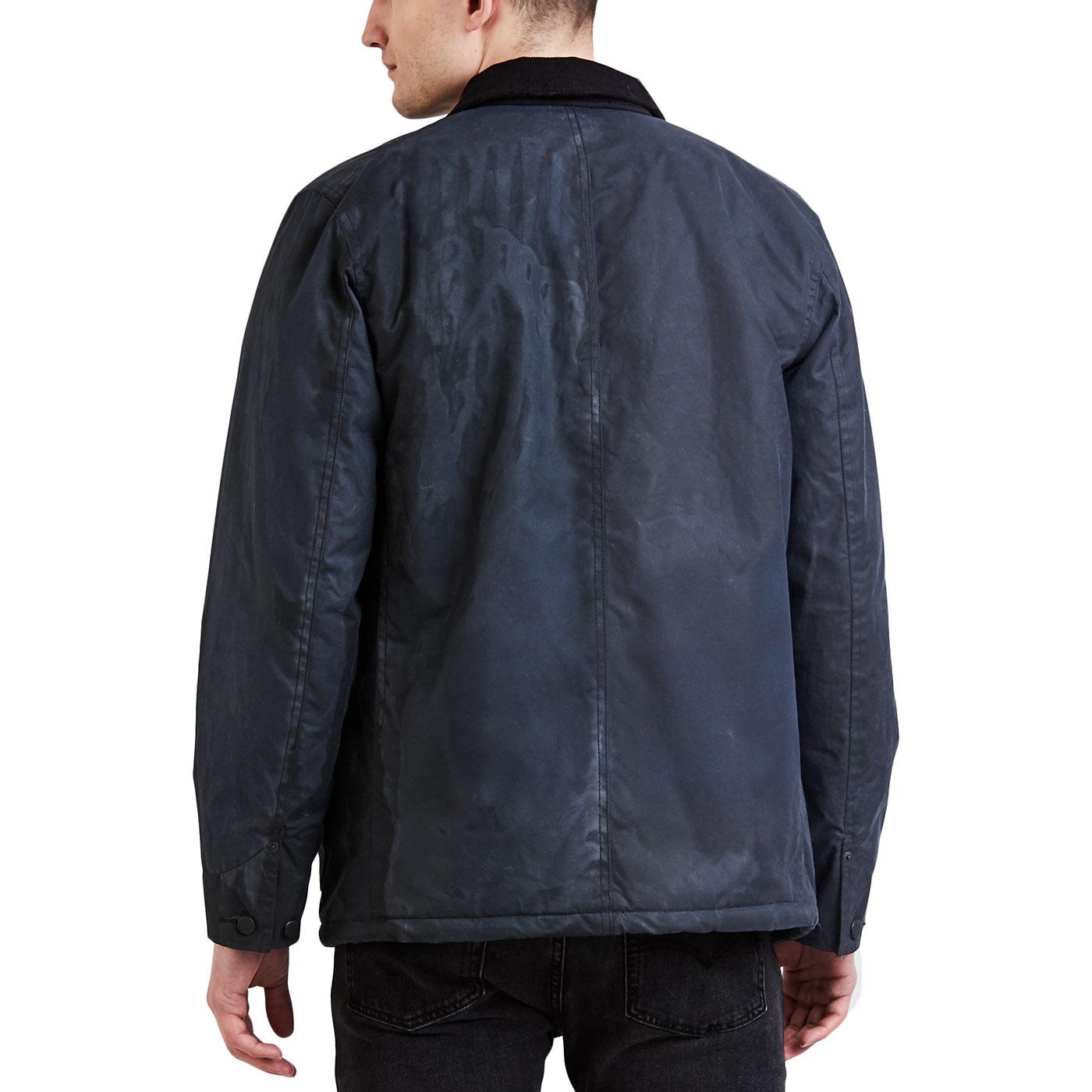 waxed sherpa jacket