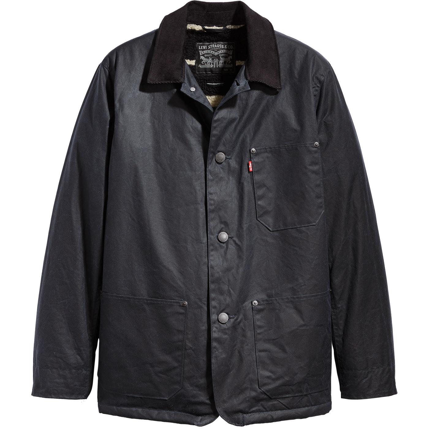 sherpa lined engineer's coat