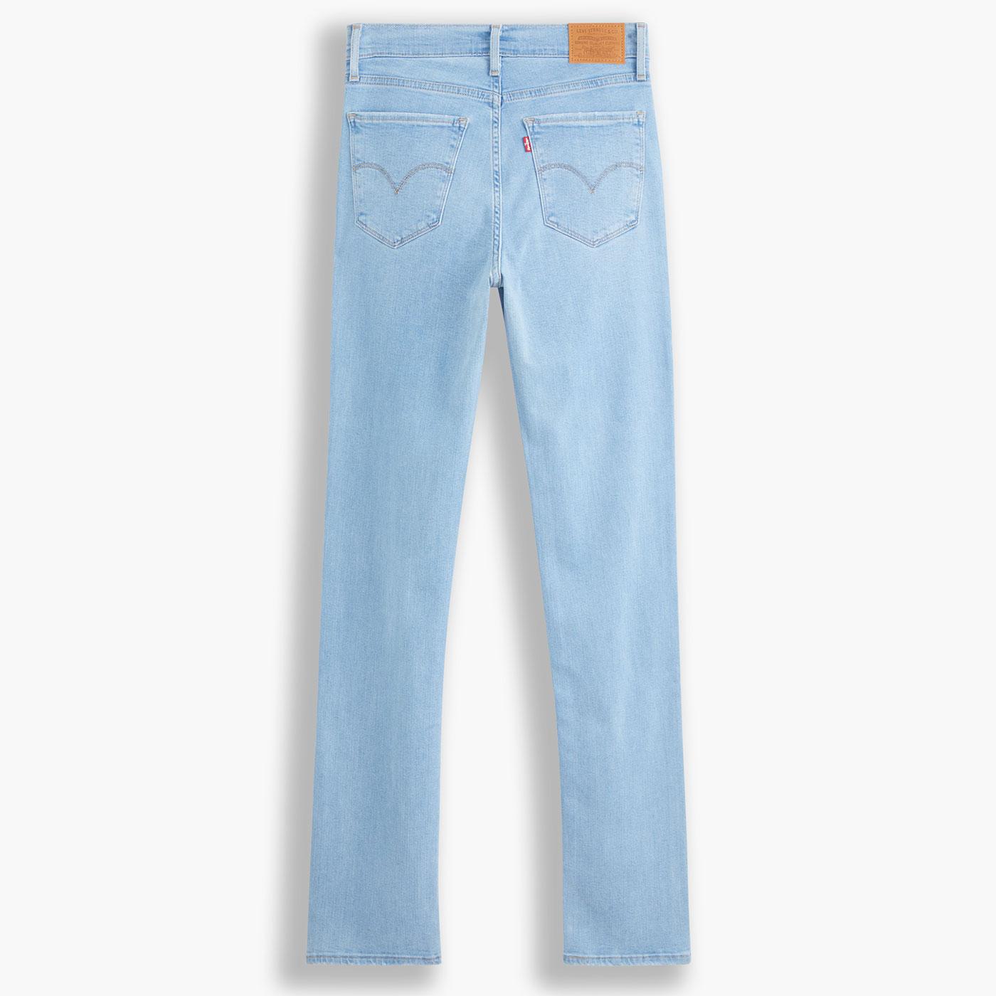 LEVI'S 724 High Rise Straight Jeans in Rio Aura Blue