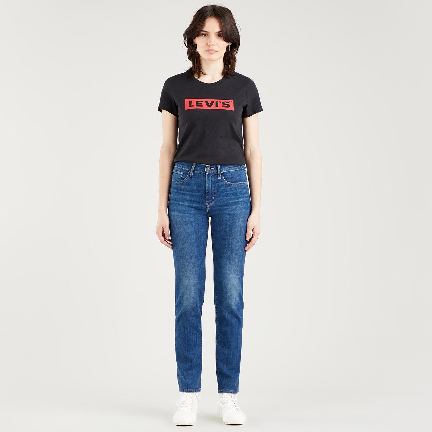 LEVI'S 724 High Rise Straight Jeans in Nonstop Indigo