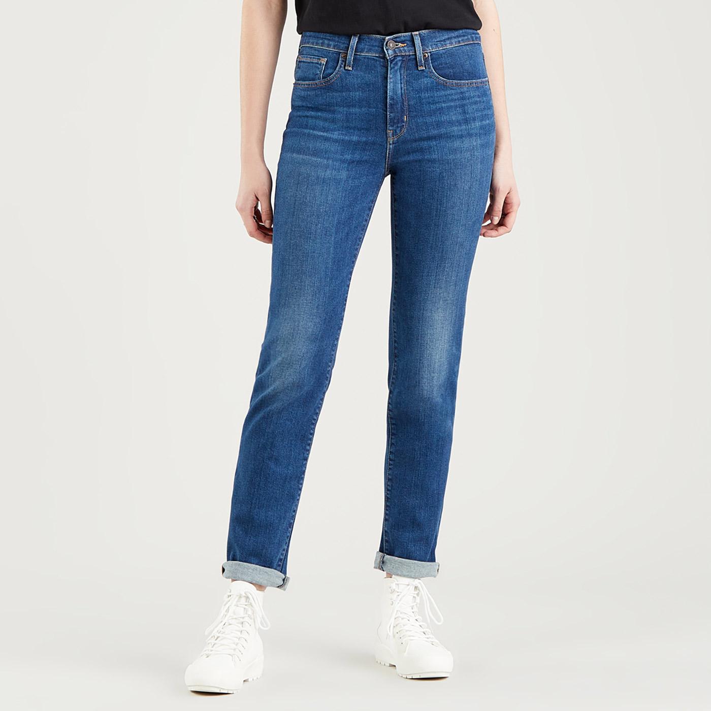 LEVI'S 724 High Rise Straight Jeans in Nonstop Indigo