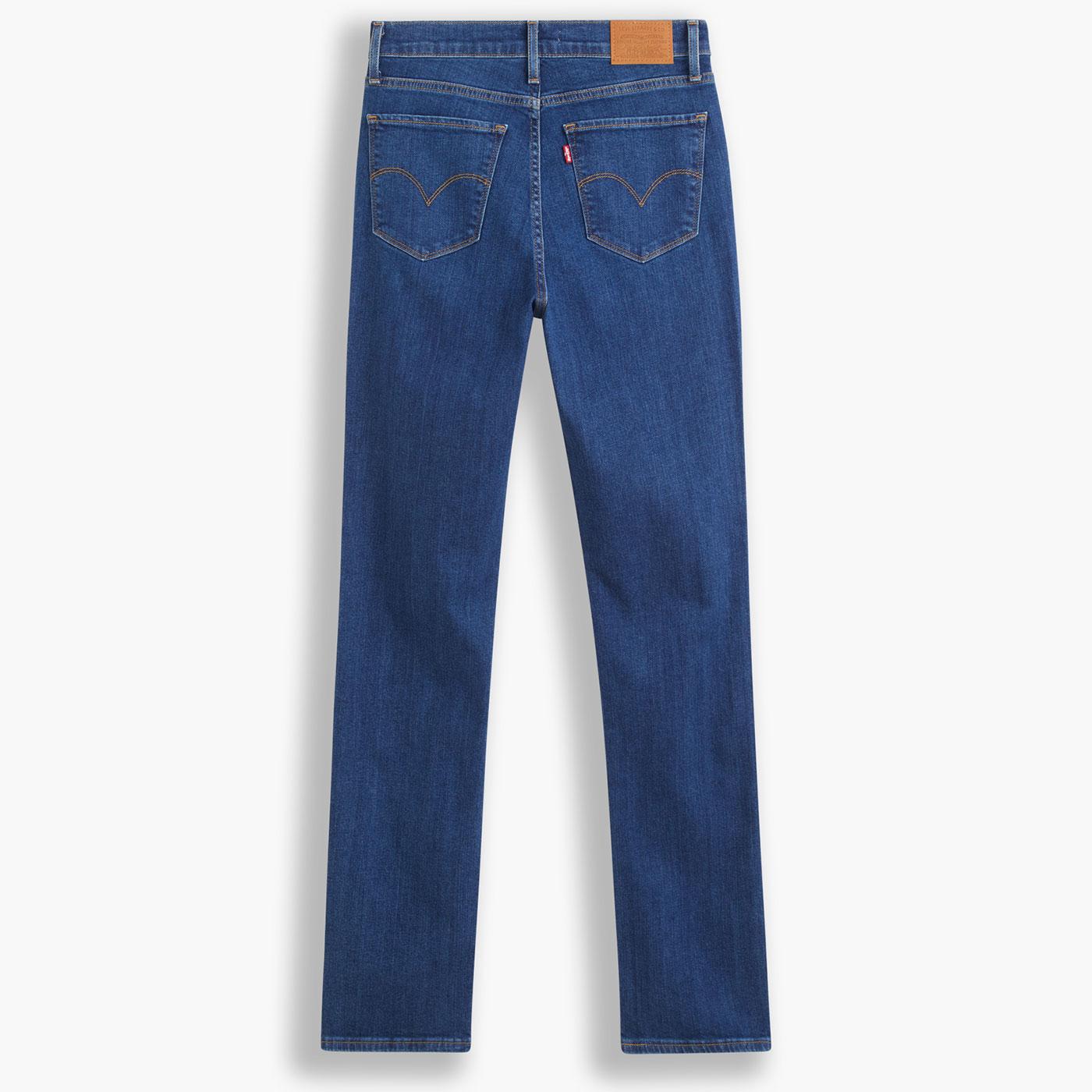 LEVI'S 724 High Rise Straight Jeans in Nonstop Indigo