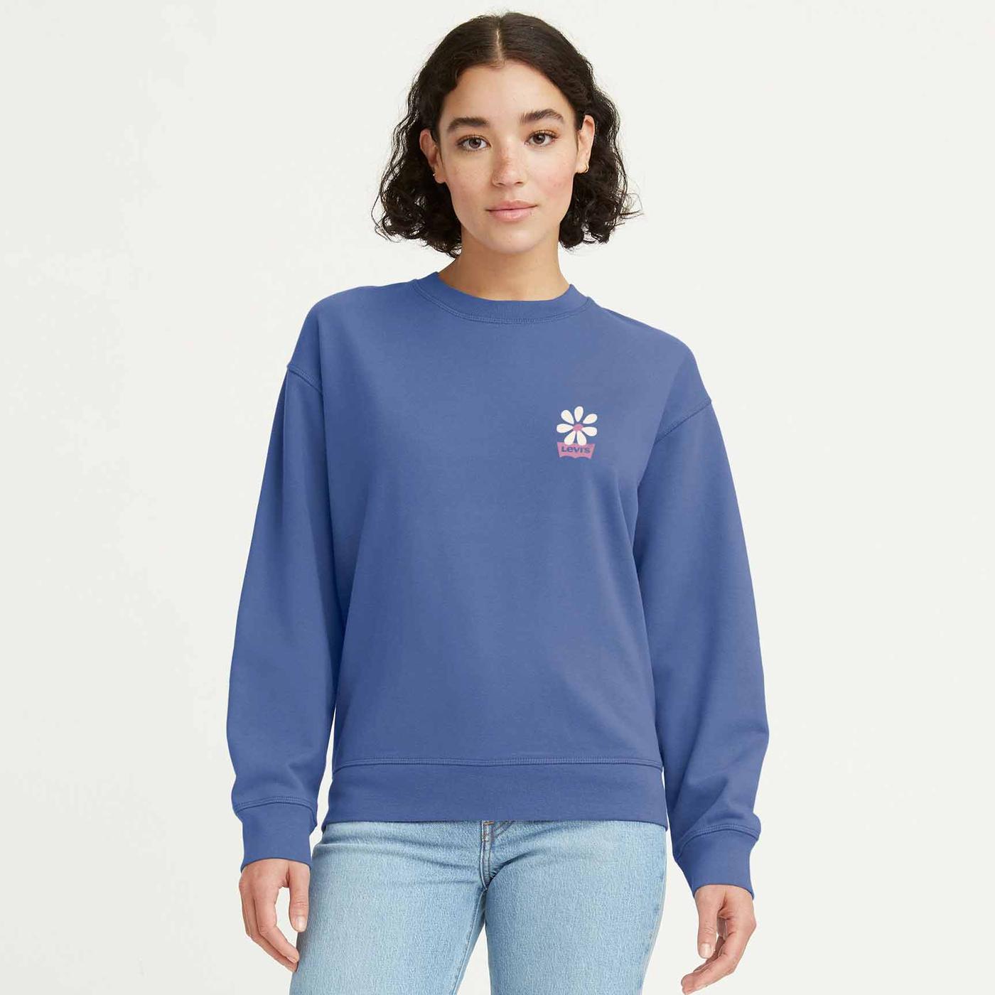 Levi® Graphic Schoolyard Daisy Batwing Sweatshirt