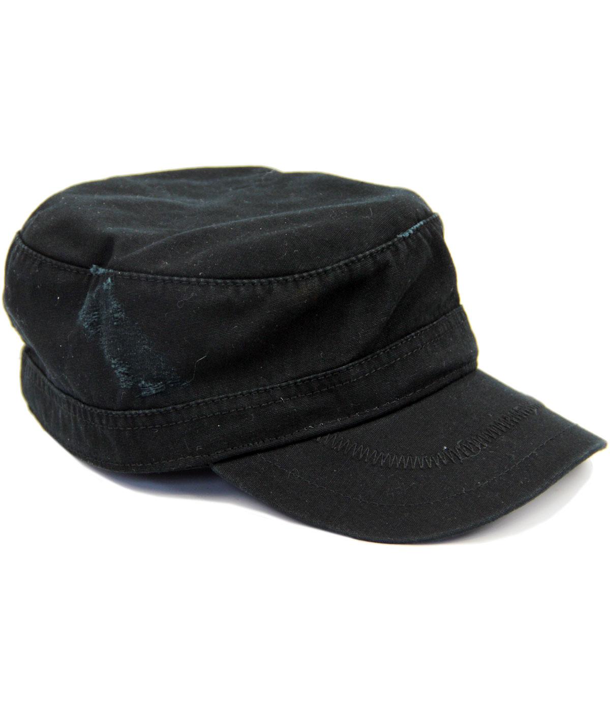 Levi’s® Retro Indie Canvas Distressed Army Hat (B)