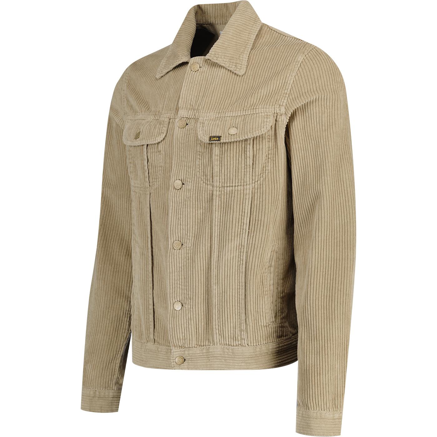LOIS Tejana Retro 70s Jumbo Cord Jacket in Sand