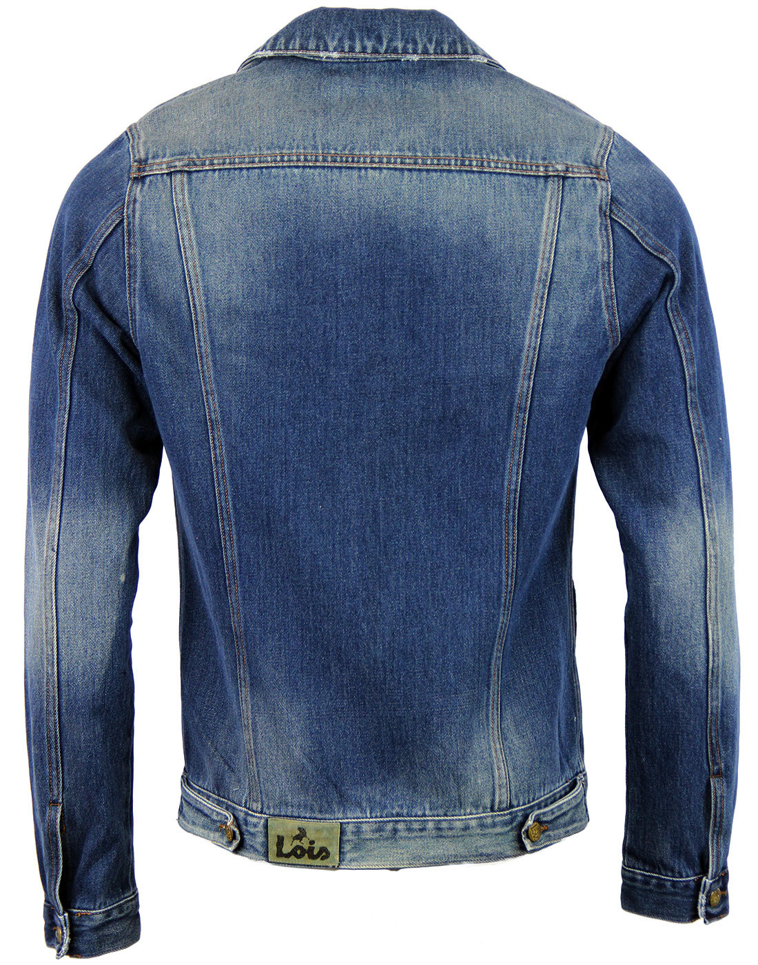 LOIS JEANS Tejana Men's Retro 1970s Mod Nolan Stone Denim Jacket