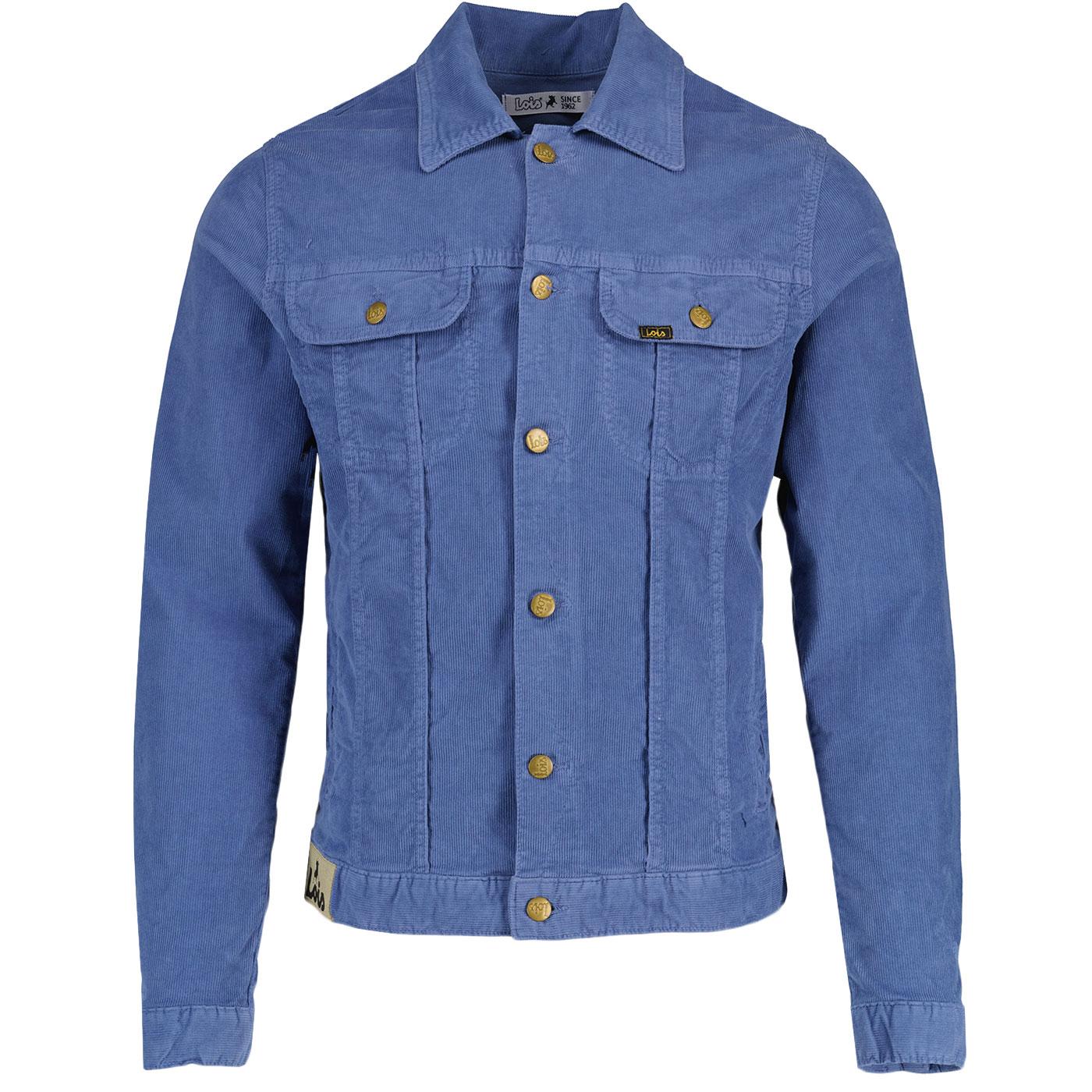 Tejana Lois Needle Cord Trucker Jacket Light Blue