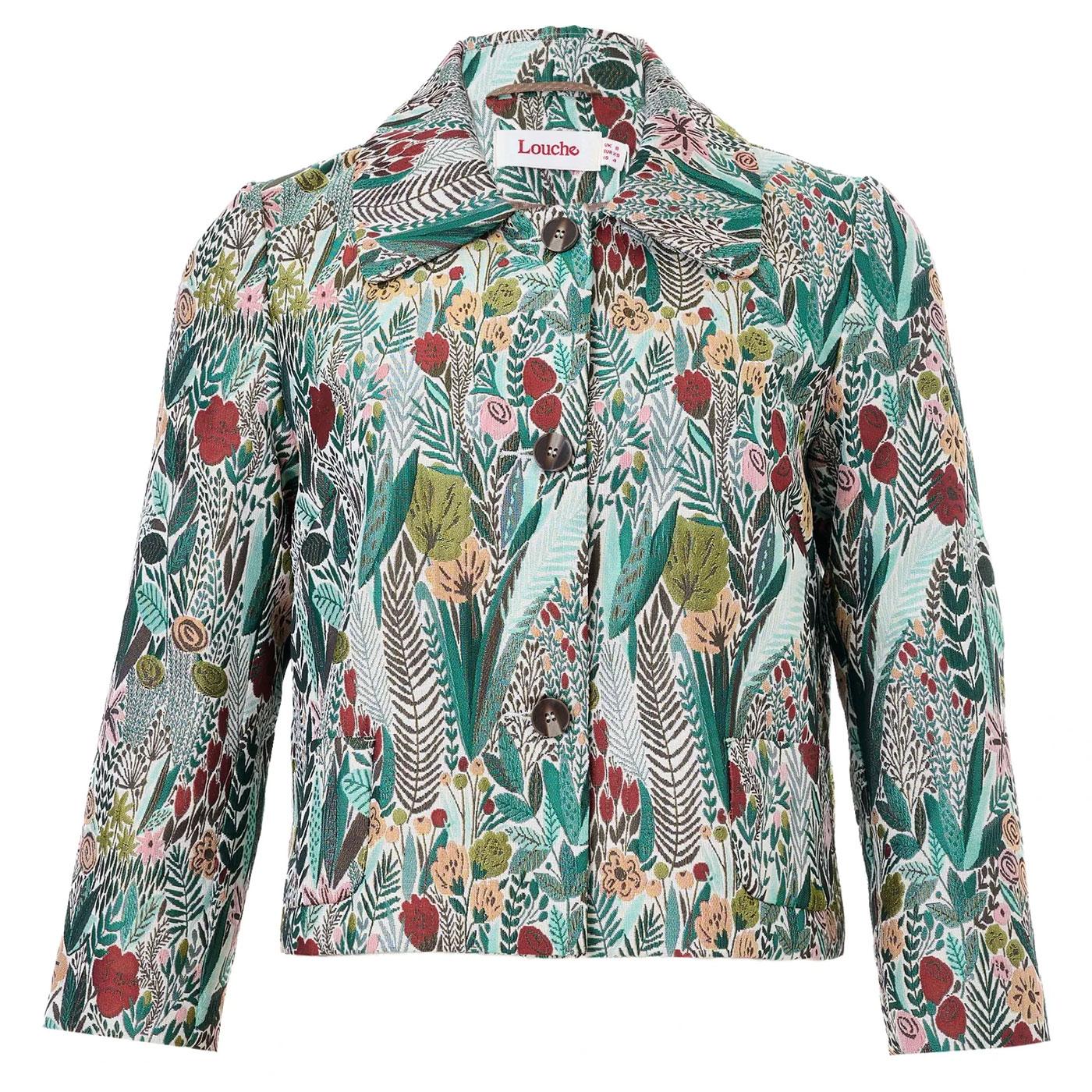 Salut Louche Jungle Jacquard Retro Short Jacket G
