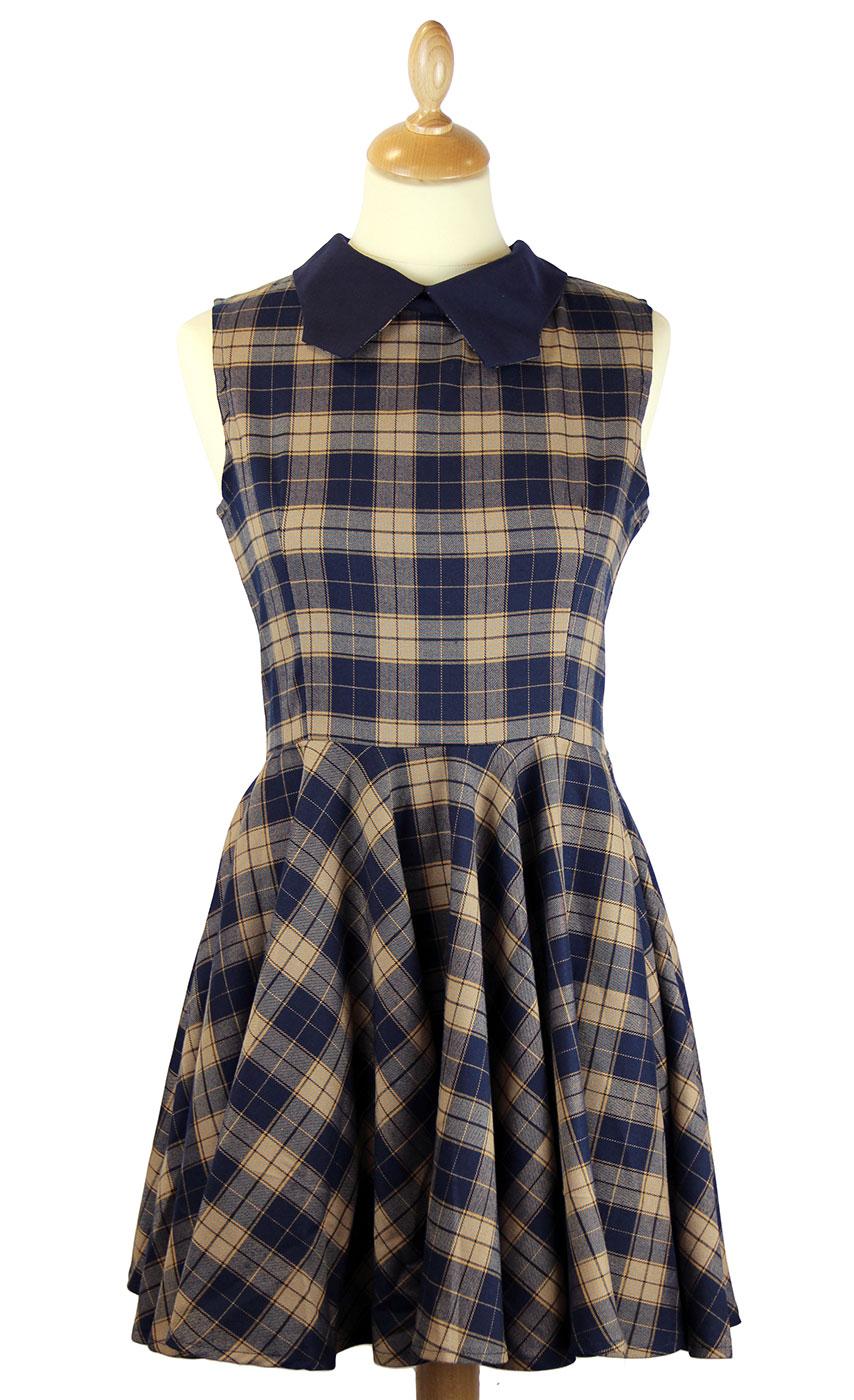 Ellie LOVESTRUCK Retro Vintage style Tartan Dress