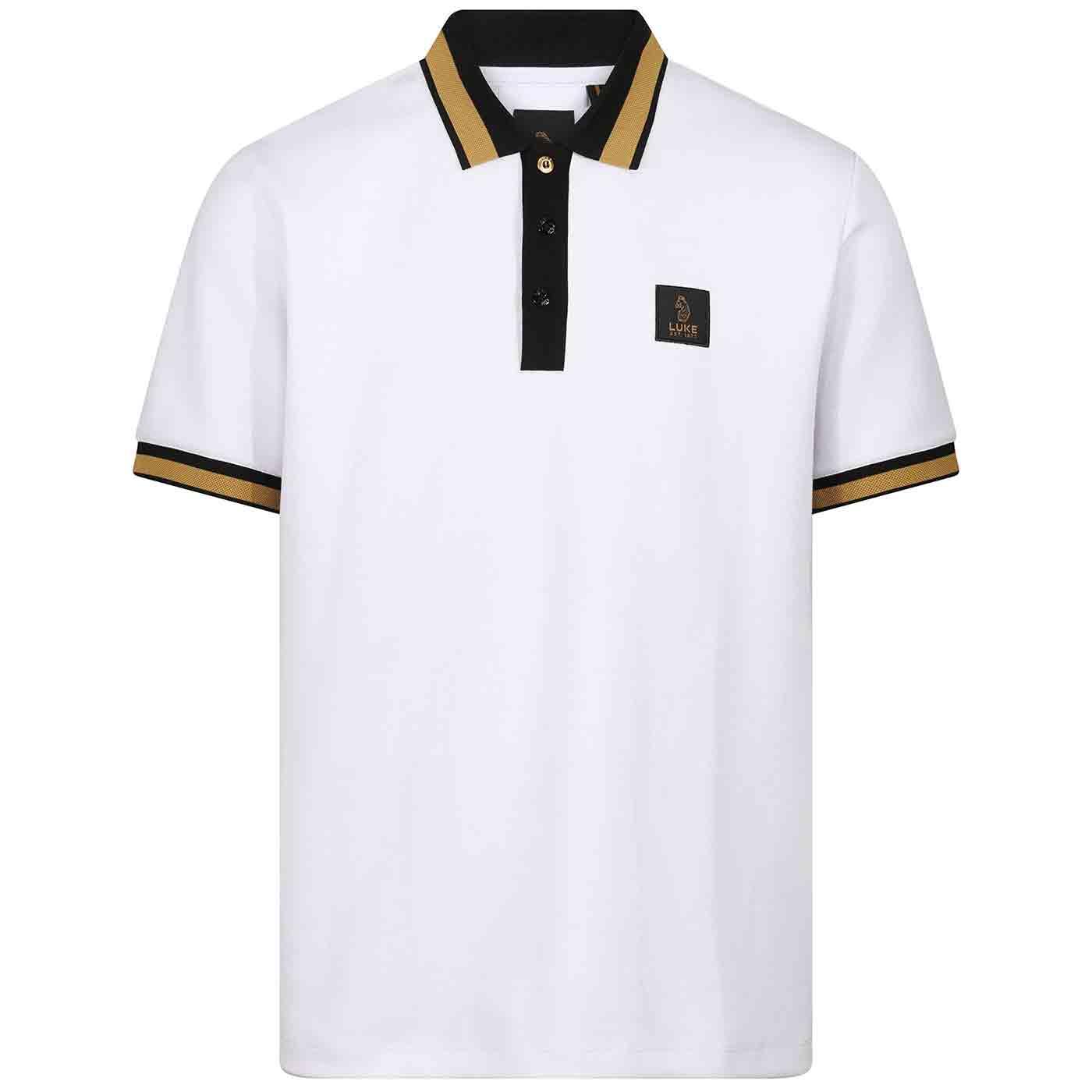 Makati Luke 1977 Honeycomb Textured Polo Shirt W