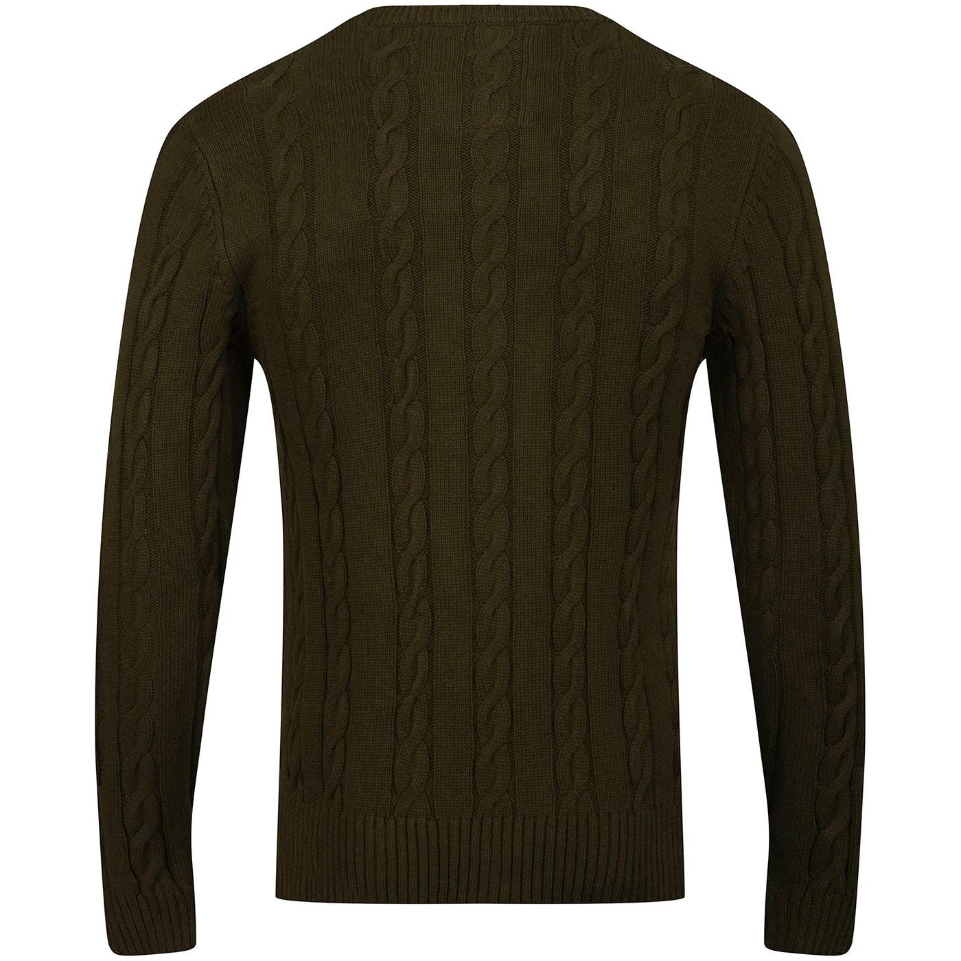 Luke 1977 cable hot sale knit jumper