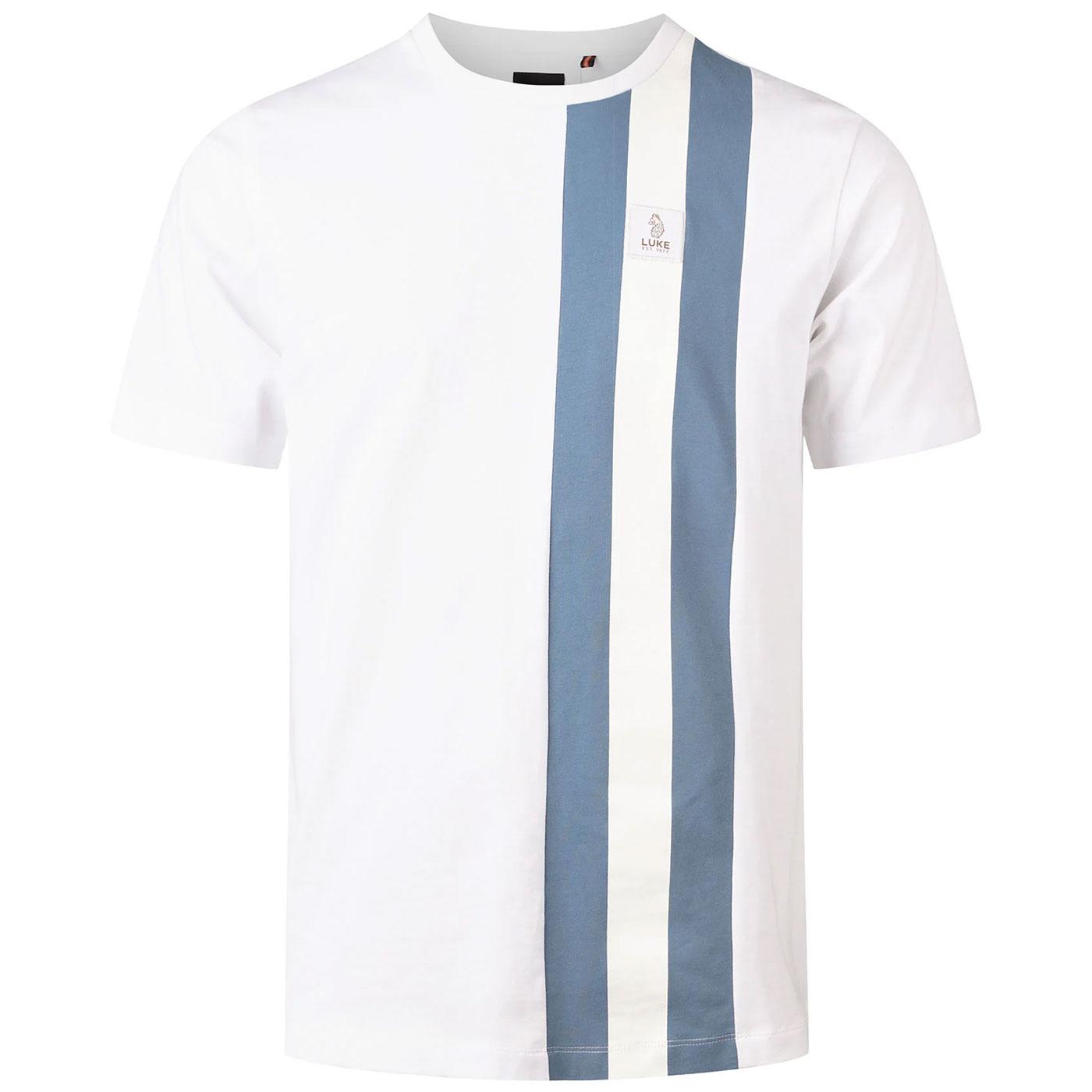 Edale Luke 1977 Men's Retro Racing Stripe Tee