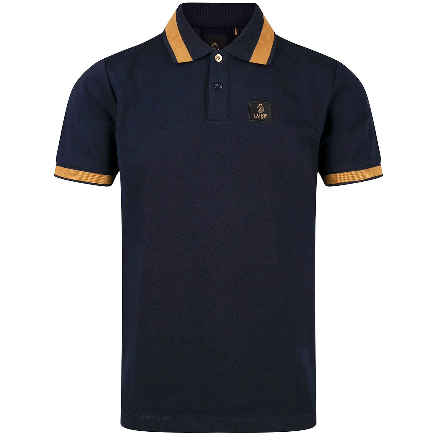 Makati Luke 1977 Honeycomb Tipped Polo Shirt (N/G)