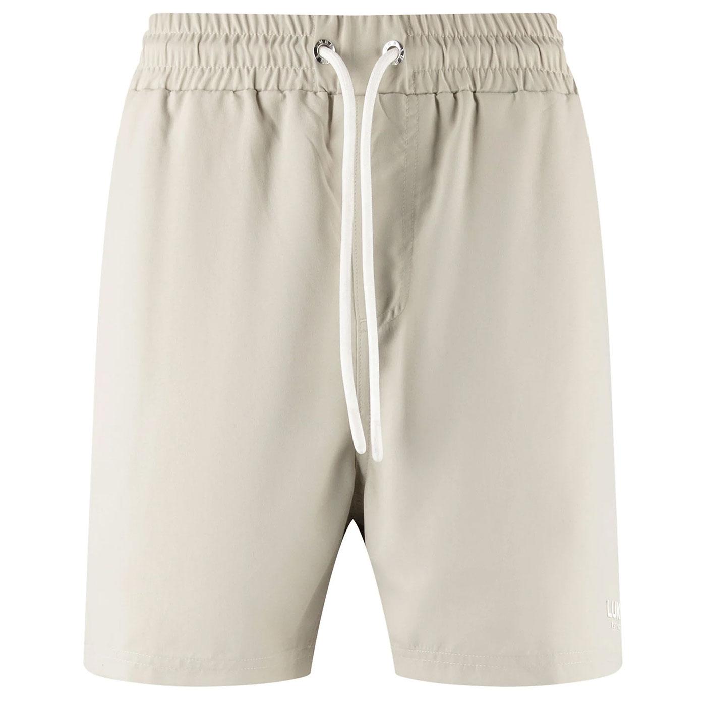 Stately Luke 1977 Men's Green Drawcord Swim Shorts