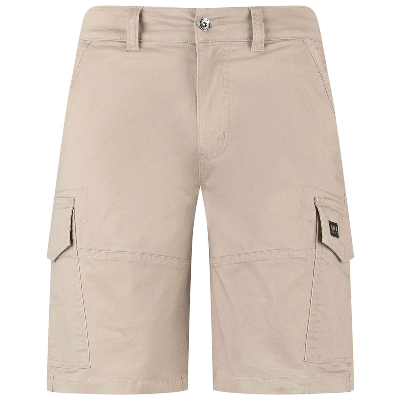 Suez Luke 1977 Workwear Style Cargo Shorts (Sand)