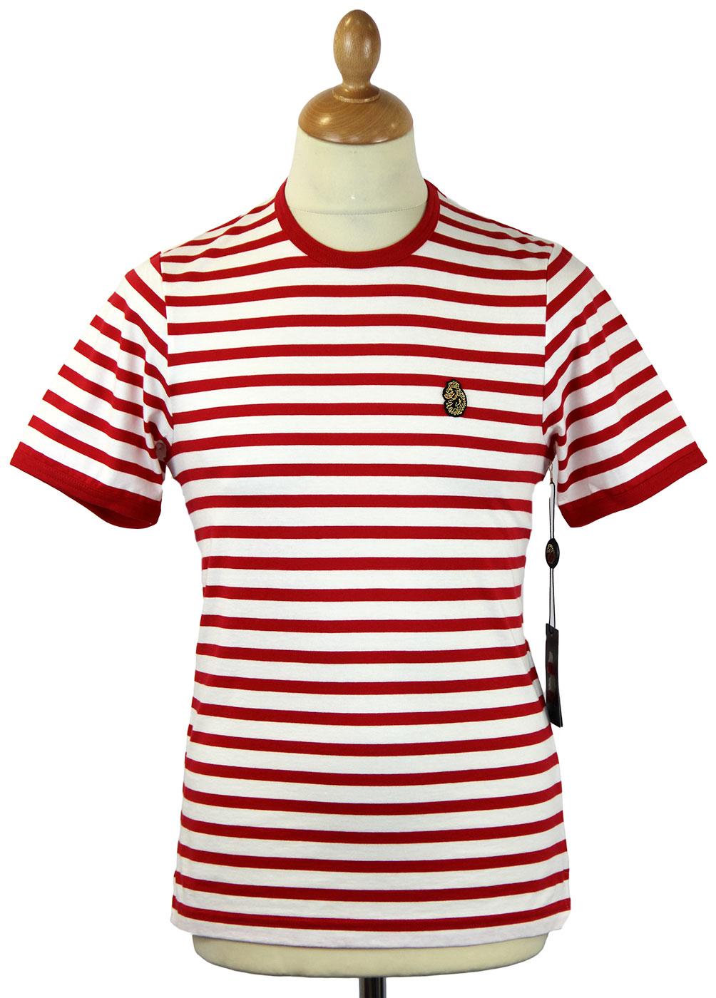 Pekker LUKE 1977 Retro Mod Breton Stripe T-Shirt R