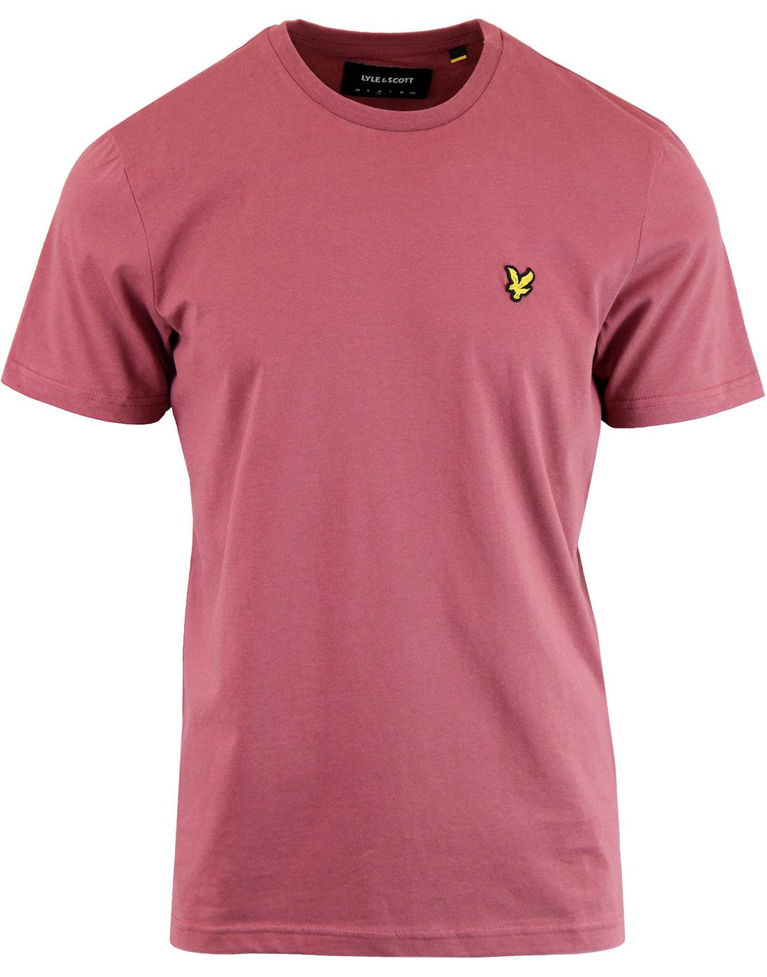 LYLE & SCOTT Men's Crew Neck T-Shirt (Red Grape)