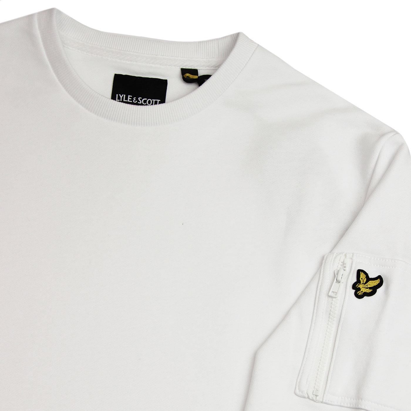 lyle and scott white sweatshirt