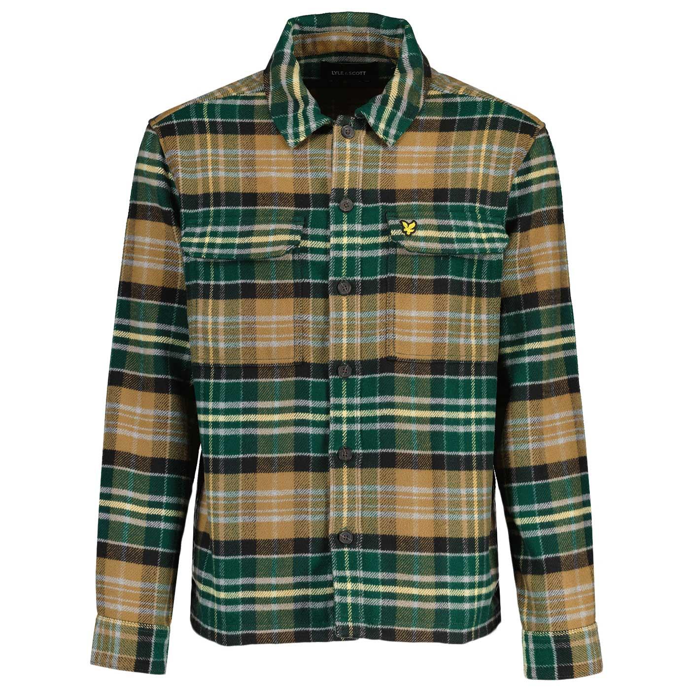 Lyle & Scott Check Brushed Flannel Overshirt AT/HT