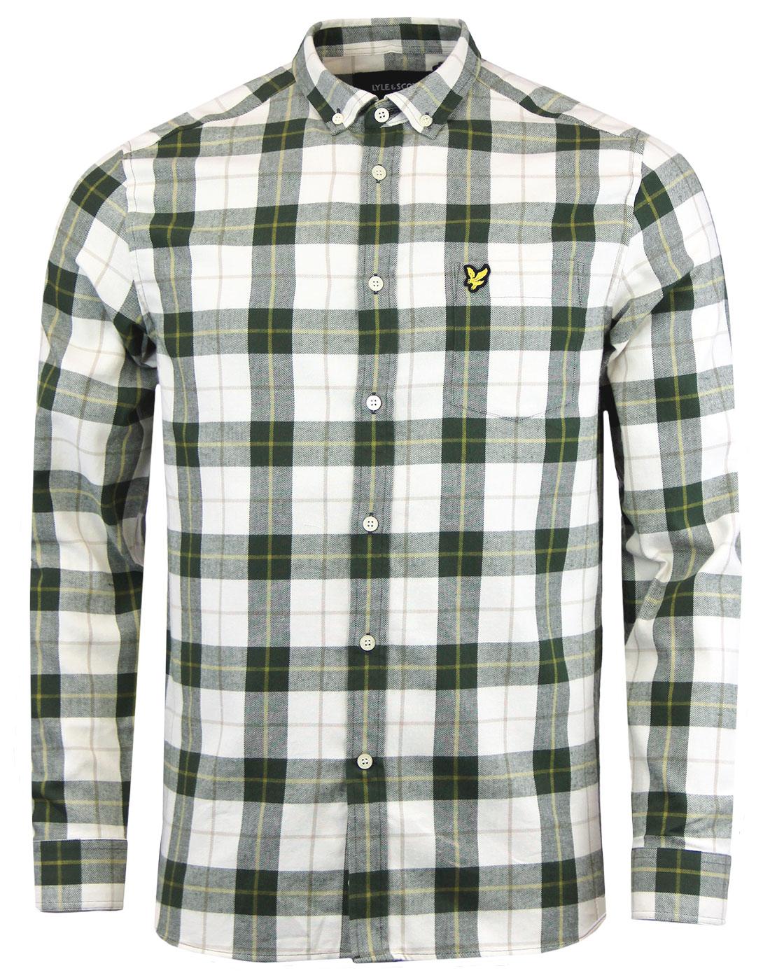 LYLE & SCOTT Men's Retro Mod Check Flannel Shirt