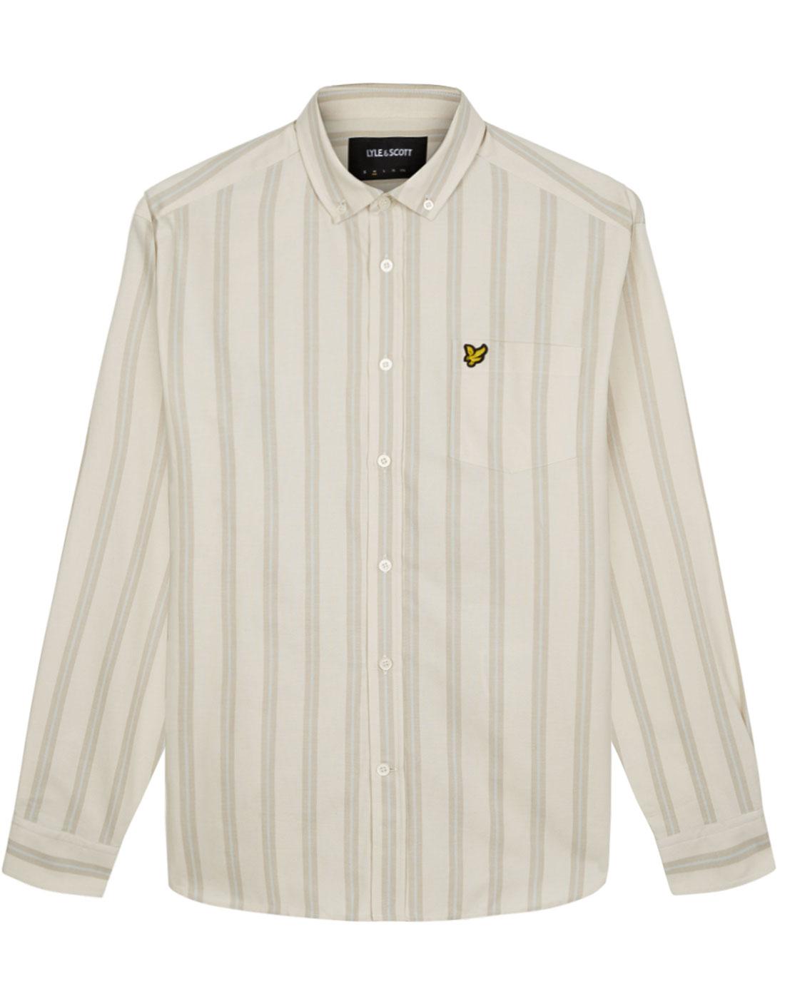 LYLE & SCOTT Mod Deckchair Stripe Button Down Oxford Shirt