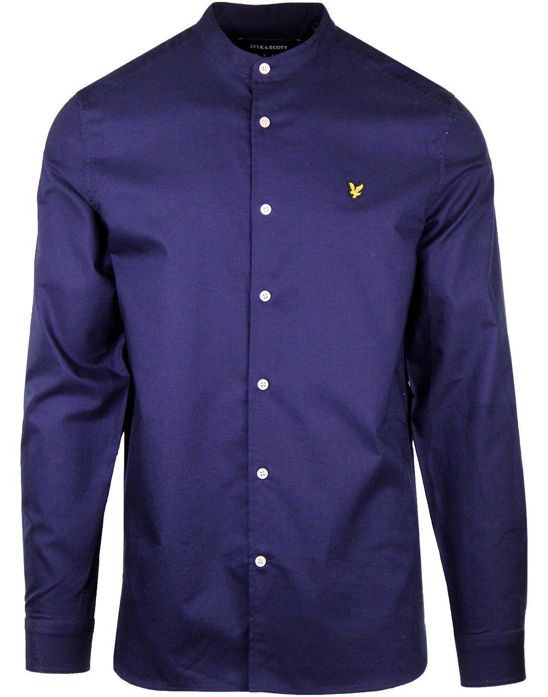 LYLE & SCOTT Mod 60's Grandad Collar Oxford Shirt