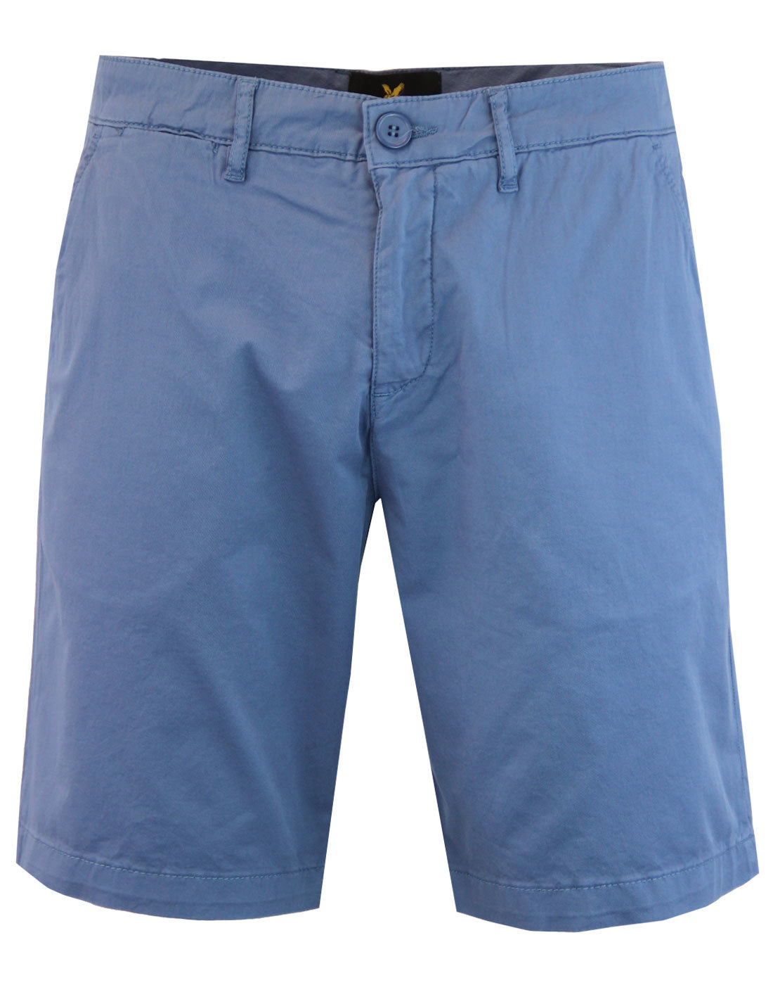 LYLE & SCOTT Men's Retro Garment Dye Shorts in Moonlight Blue