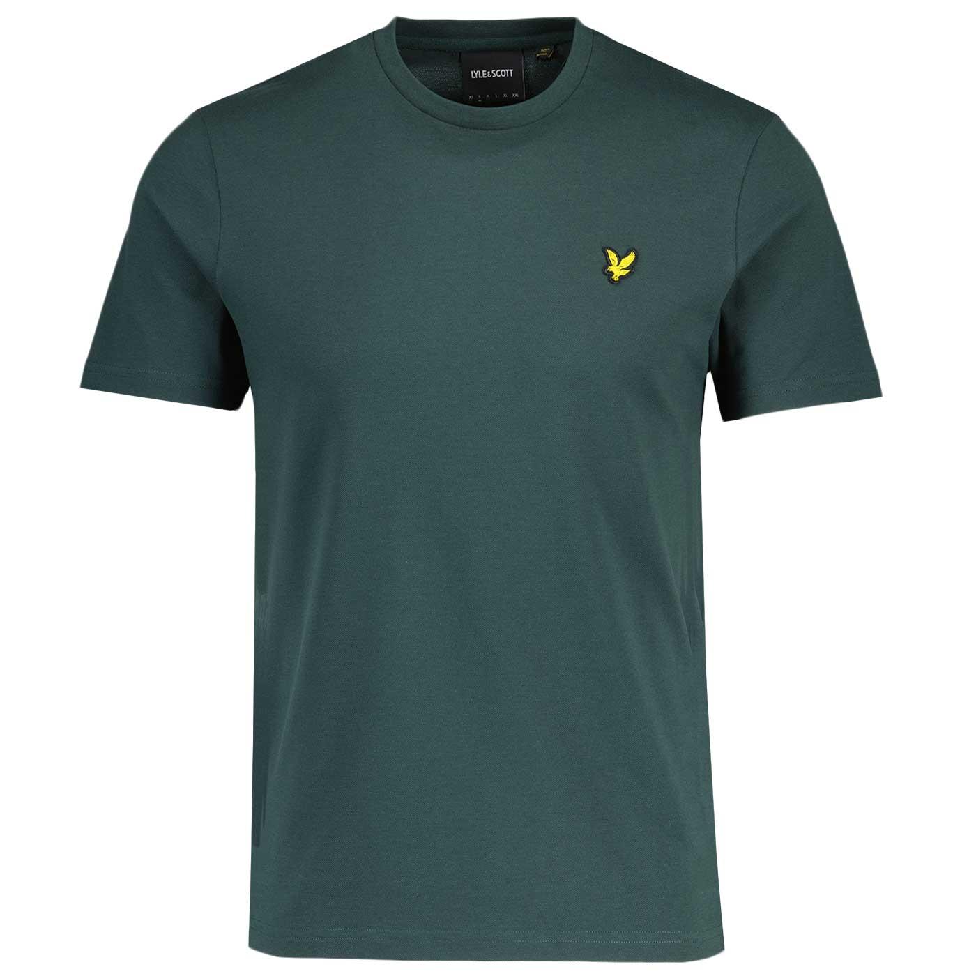 Lyle & Scott Retro Mod Pique Crew Neck T-shirt AT