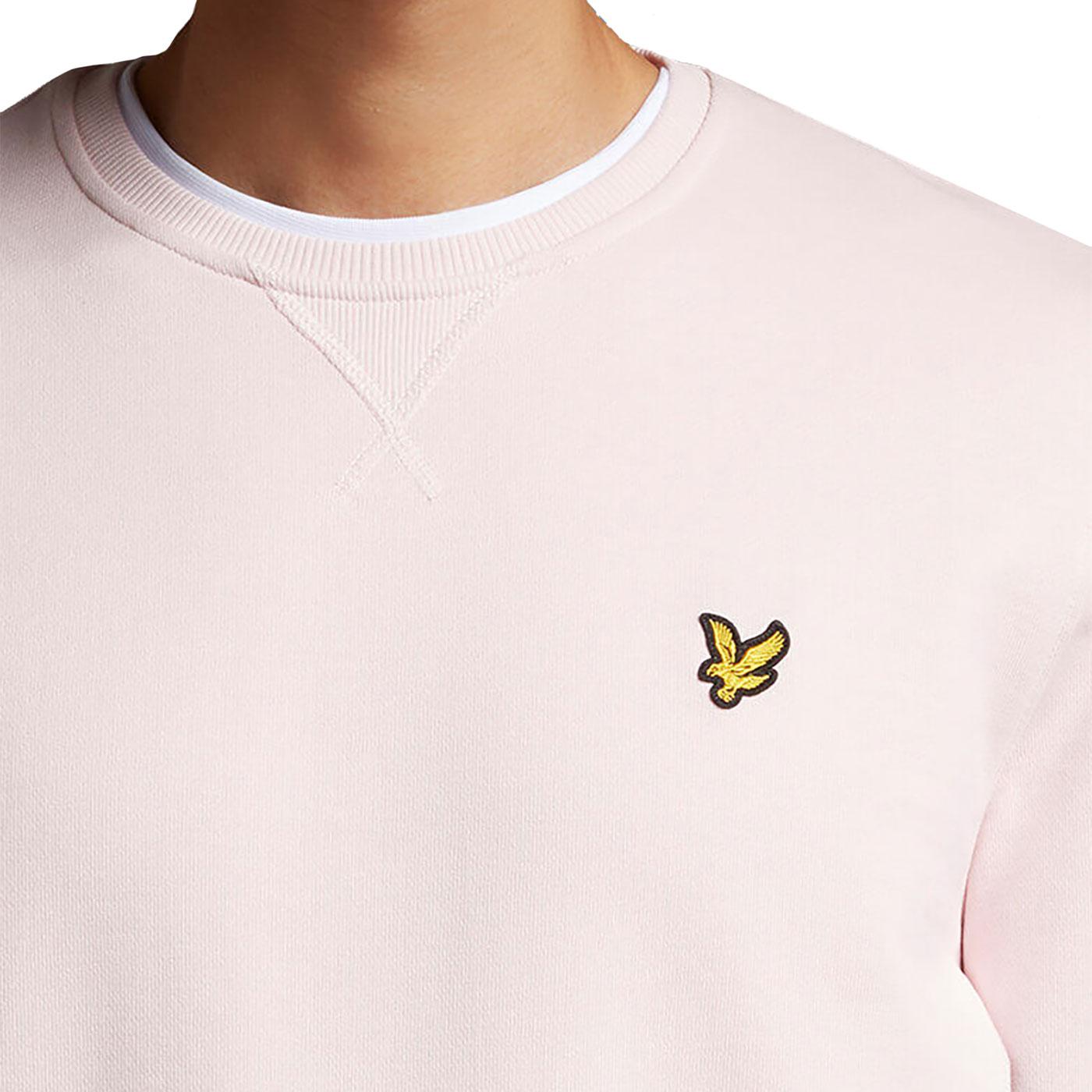 LYLE & SCOTT Men's Crew Neck Sweatshirt Stonewash Pink