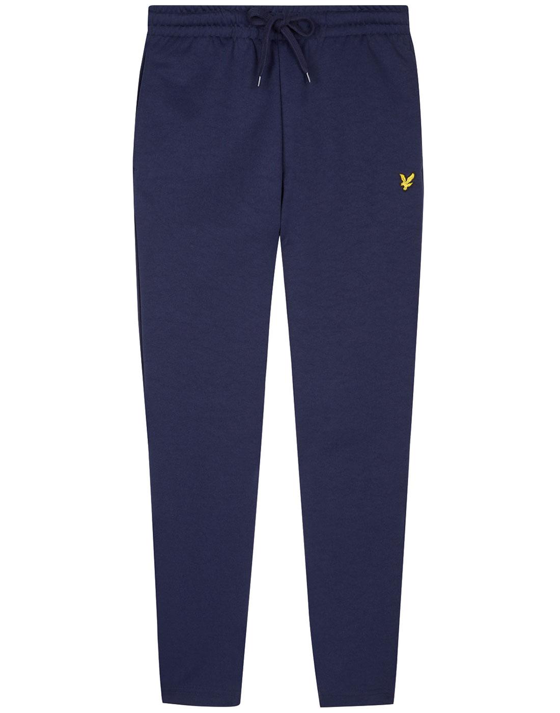LYLE & SCOTT Retro 1980s Tricot Tracksuit Bottoms in Navy