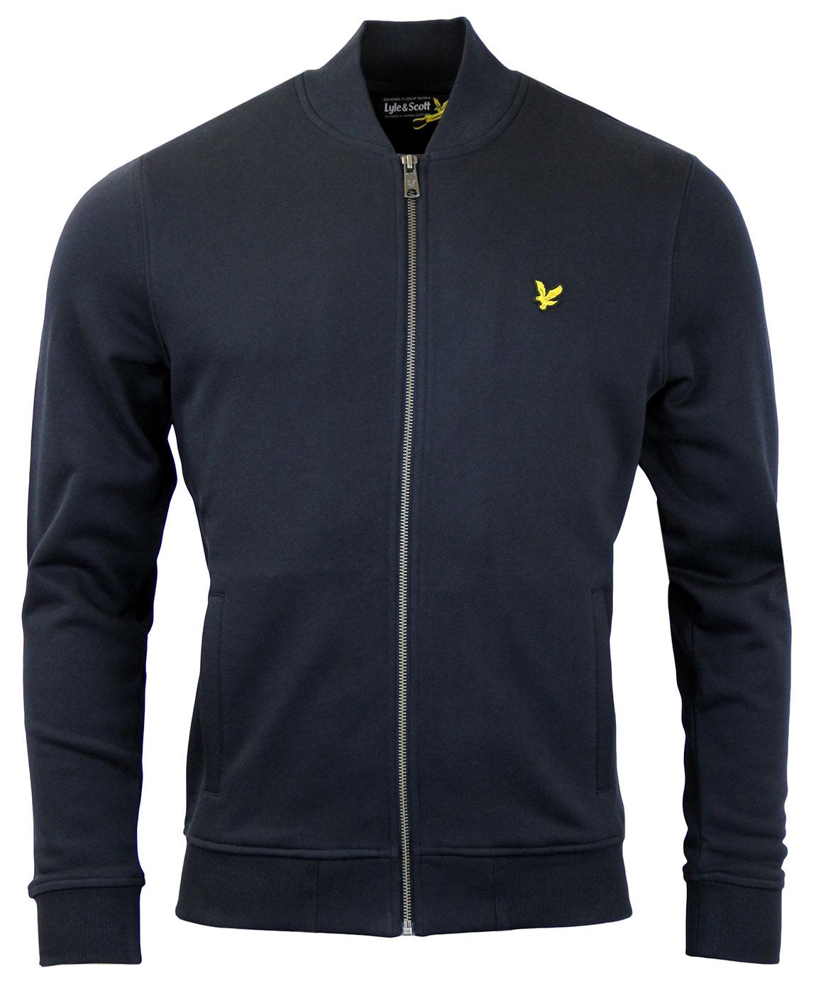 LYLE & SCOTT Retro Zip Thru Sweat Bomber Jacket