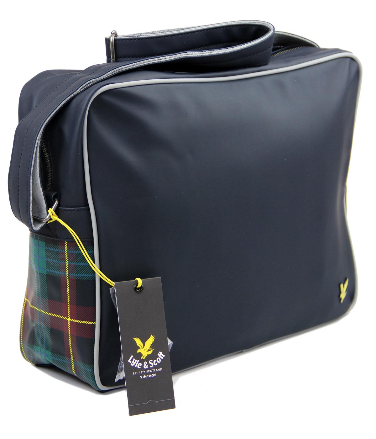 LYLE & SCOTT Retro Mod Tartan Trim Shoulder Bag