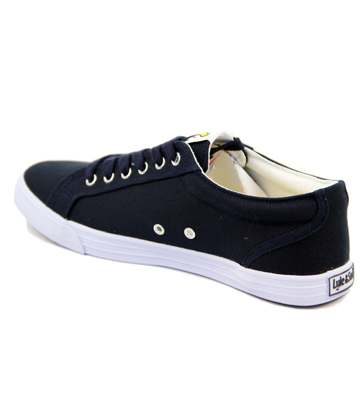lyle and scott canvas trainers